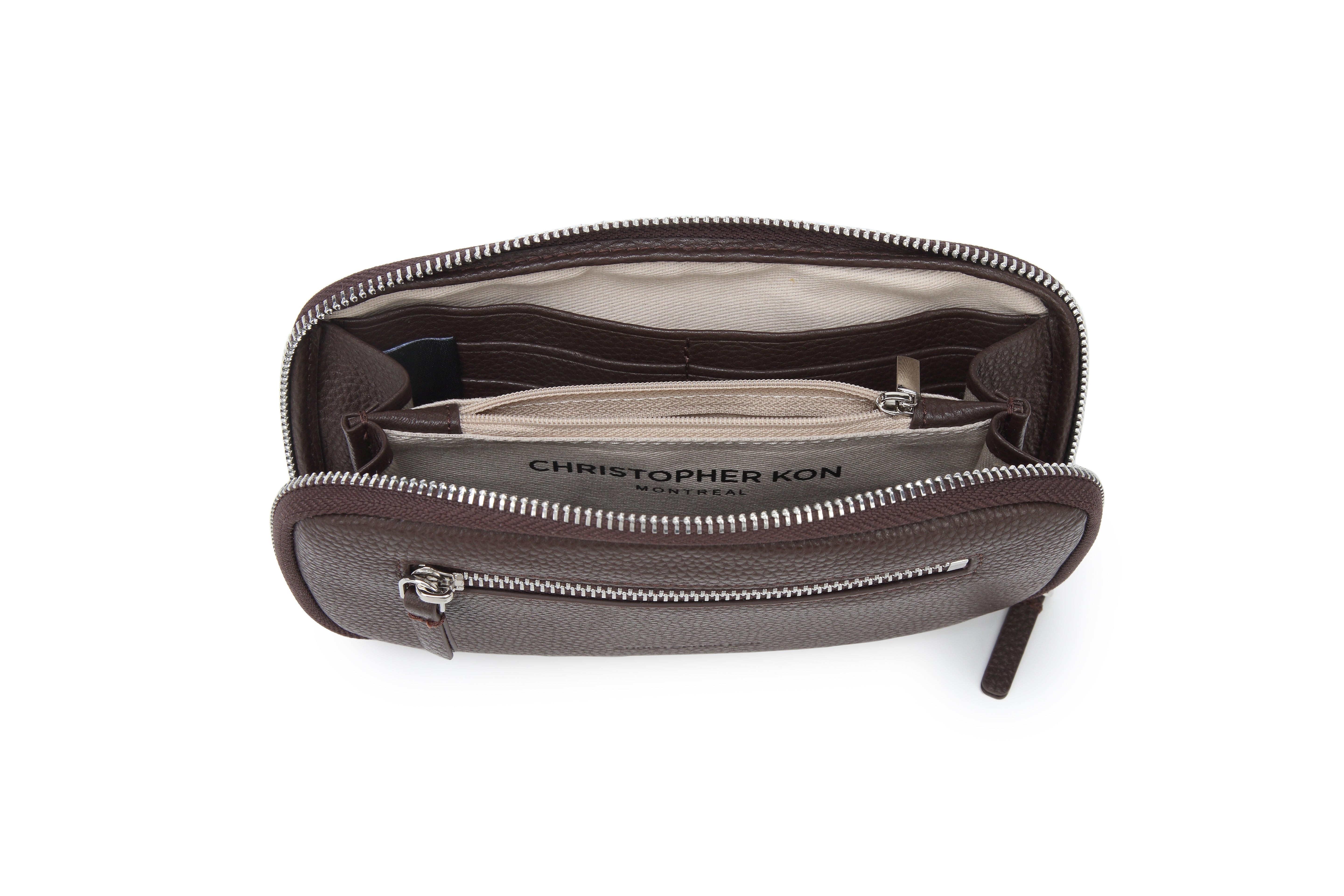 Christopher Kon World Wallet - Chocolate