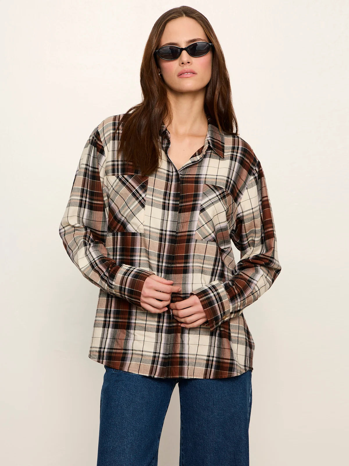 Sanctuary City Plaid Shirt - Haze