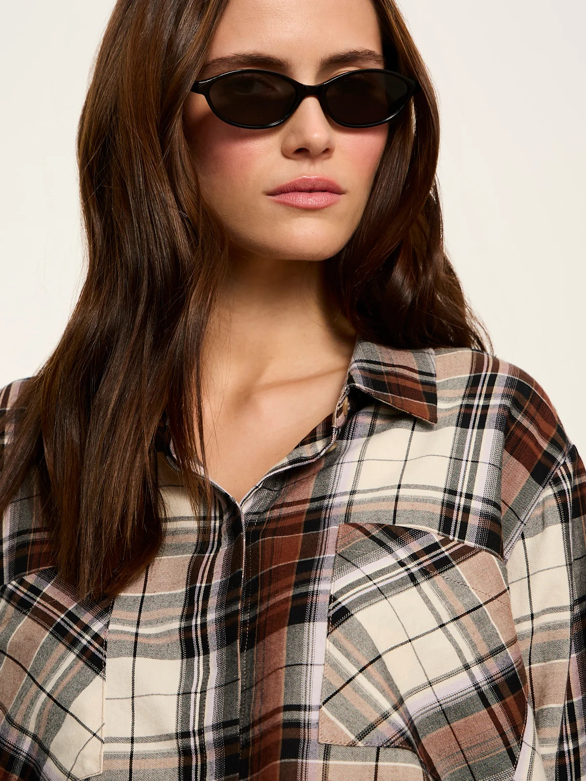 Sanctuary City Plaid Shirt - Haze