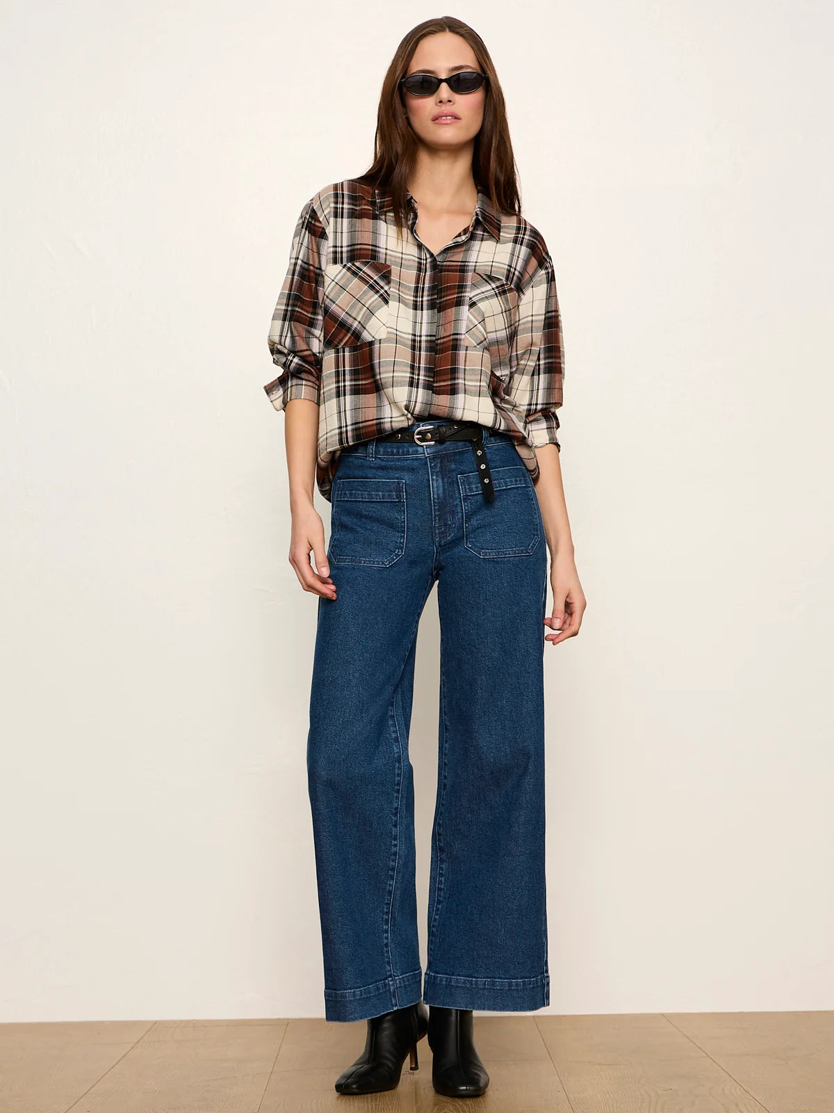 Sanctuary City Plaid Shirt - Haze