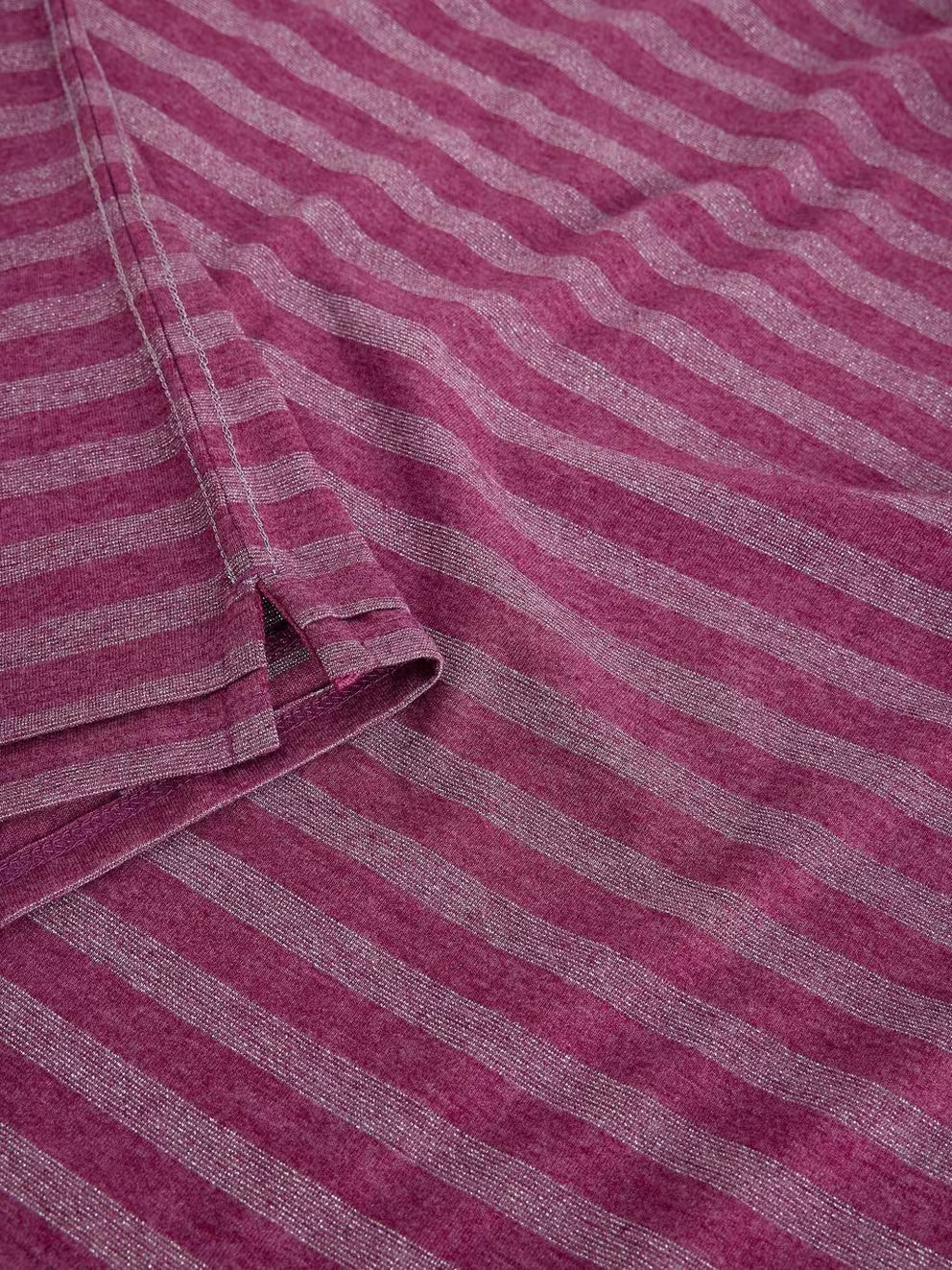White Stuff Clara Stripe Sparkle Tee - Pink