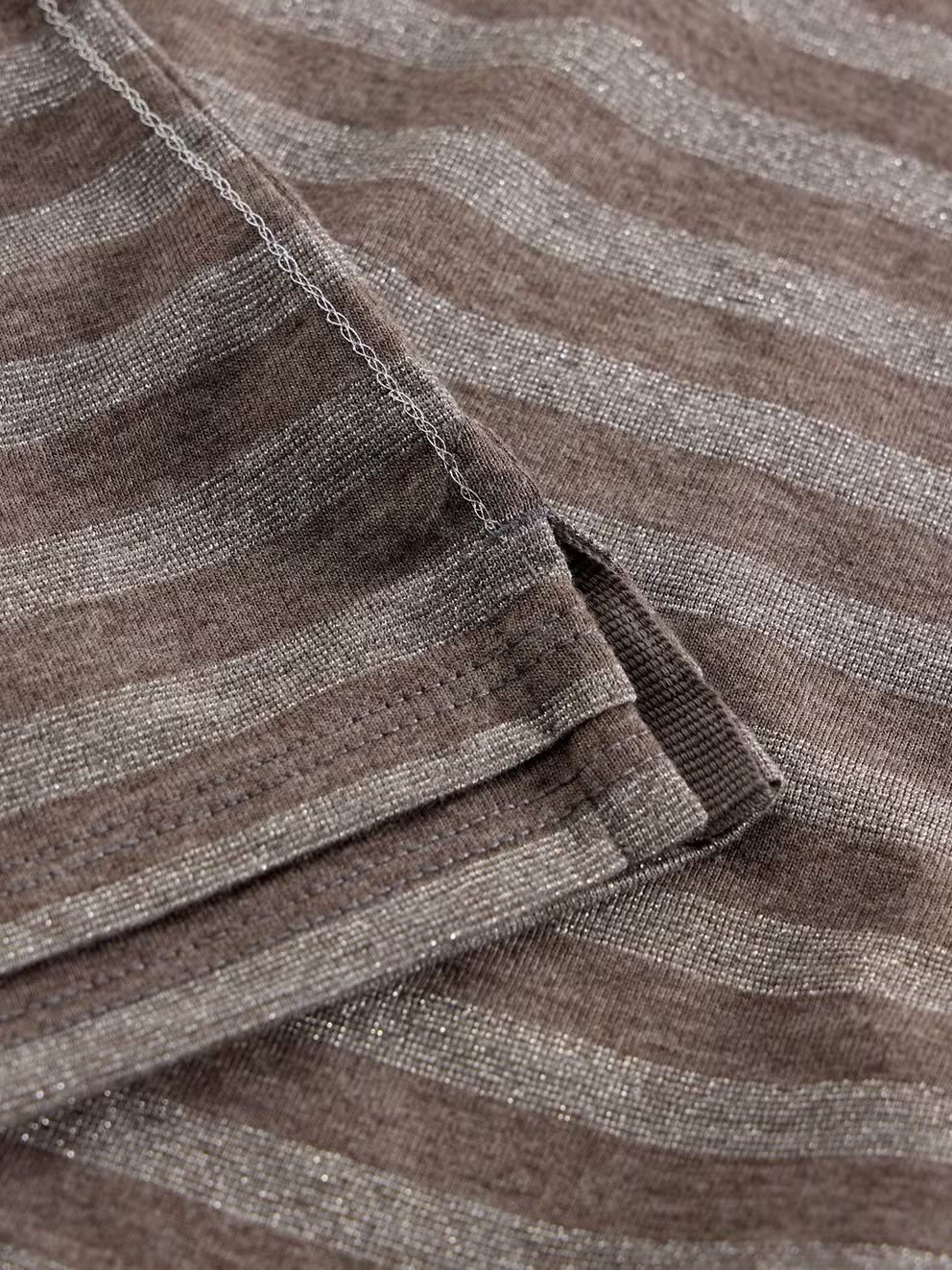 White Stuff Clara Stripe Sparkle - Grey