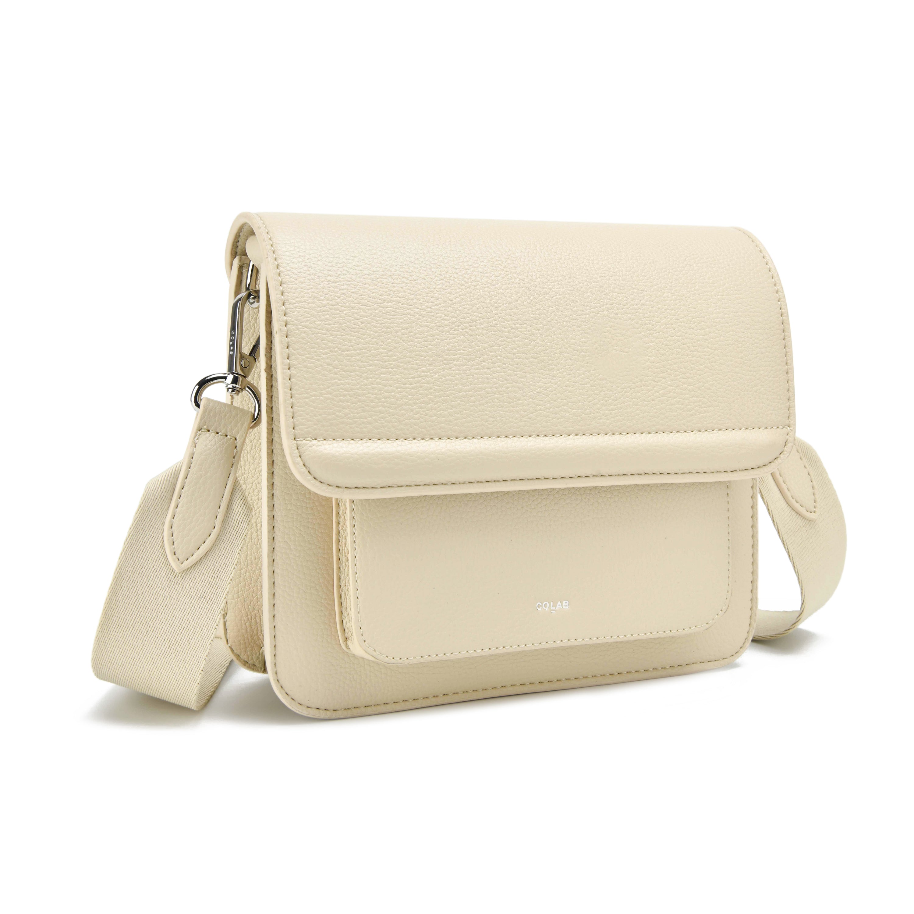 co-lab Allure Flap Crossbody - Bone