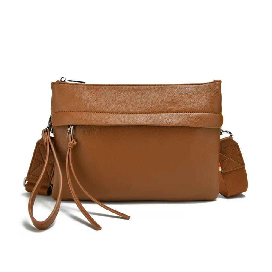 co-lab Charlie Clutch/Crossbody - Brown