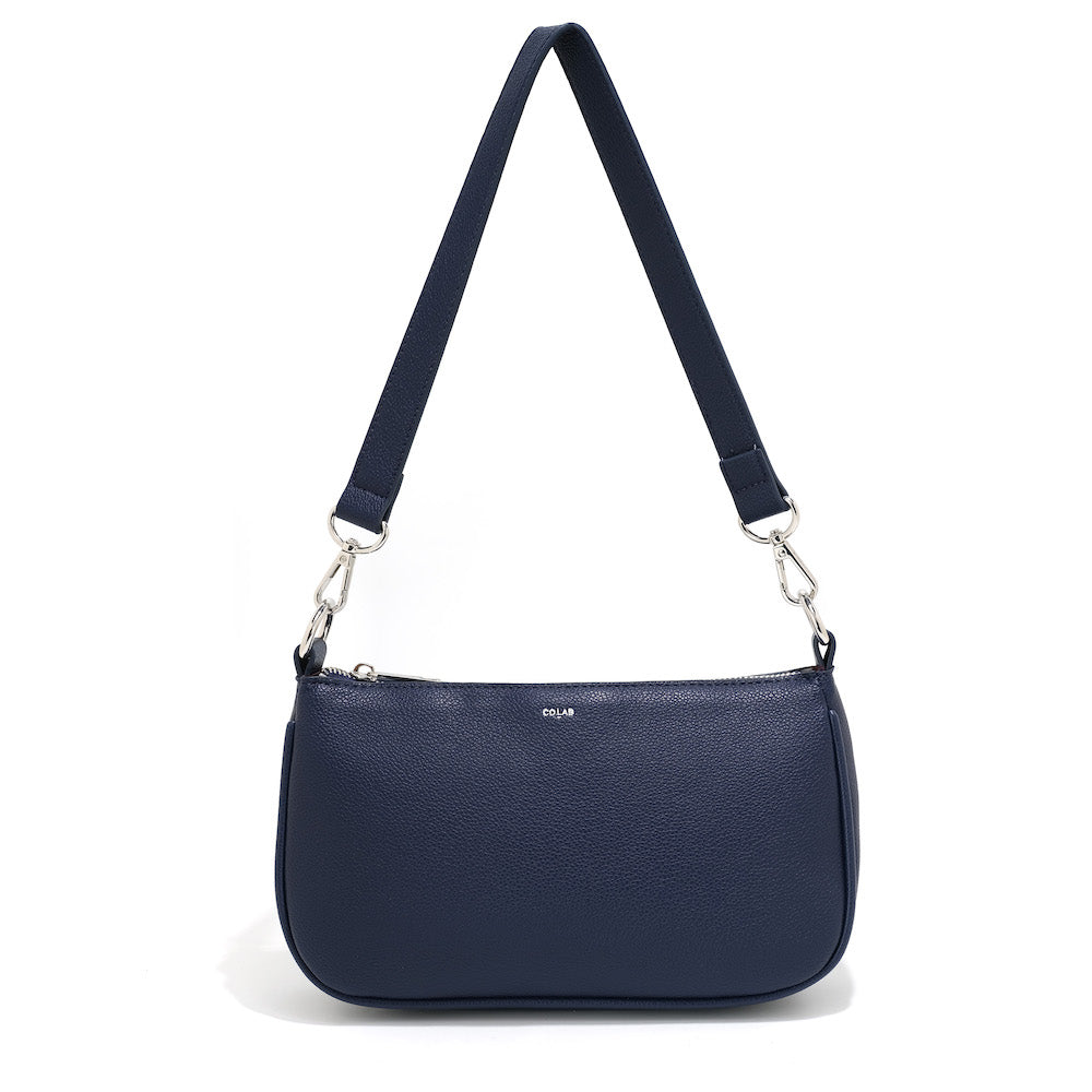 co-lab Chloe Baguette Crossbody - Midnight Blue Accessories - Other Accessories - Handbags & Wallets by co-lab | Grace the Boutique