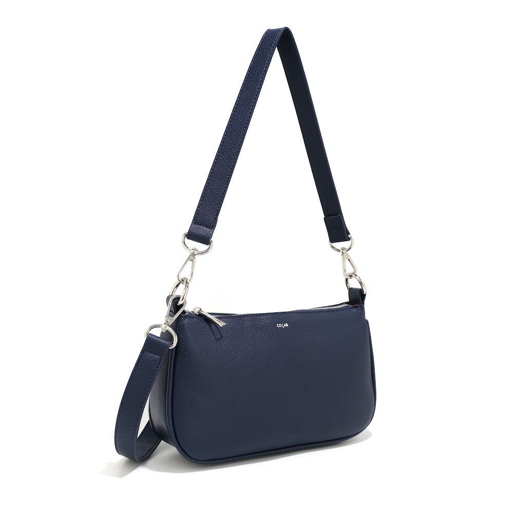 co-lab Chloe Baguette Crossbody - Midnight Blue Accessories - Other Accessories - Handbags & Wallets by co-lab | Grace the Boutique