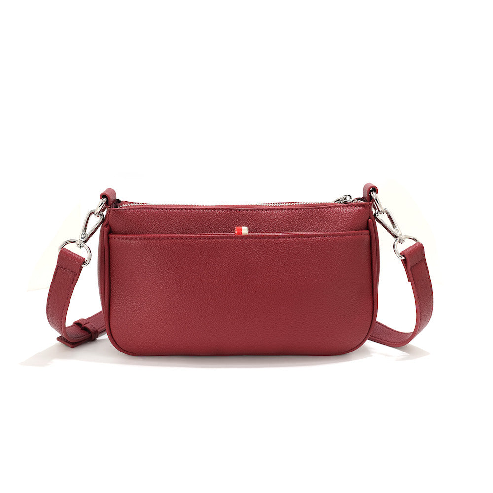 co-lab Chloe Baguette Crossbody - Pomegranate Accessories - Other Accessories - Handbags & Wallets by co-lab | Grace the Boutique