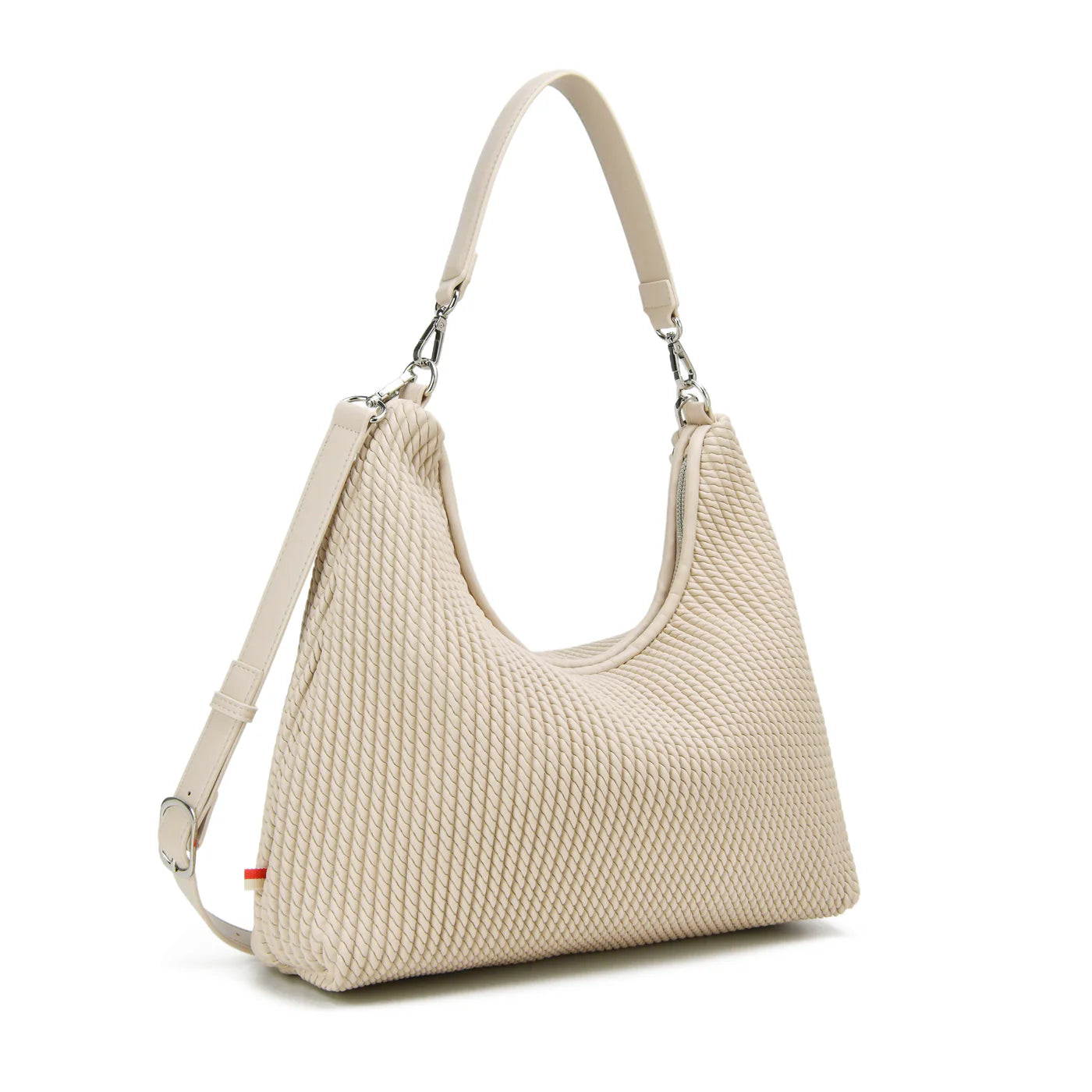 co-lab Demi Hobo Crossbody - Bone