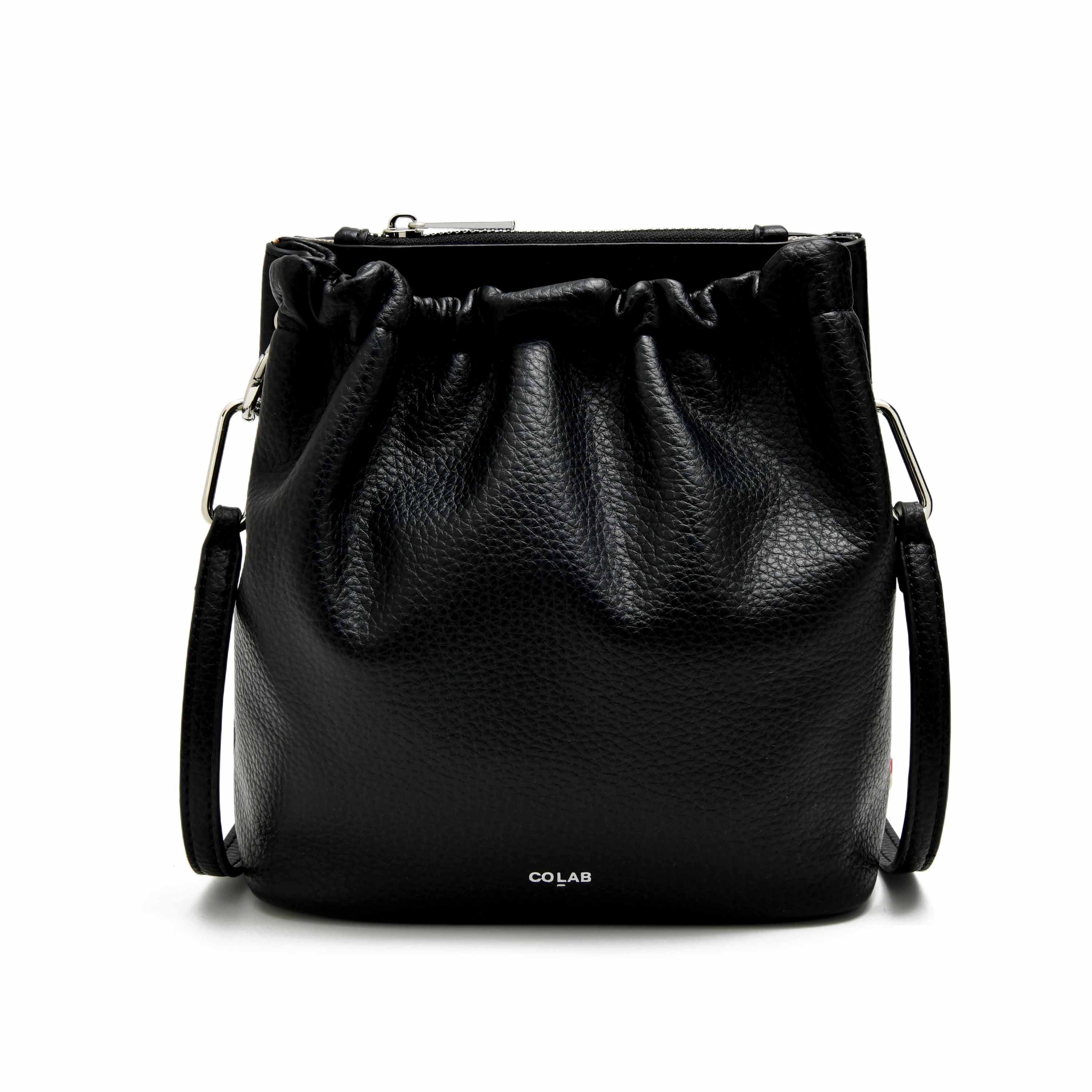 co-lab Florence Bucket Crossbody - Black