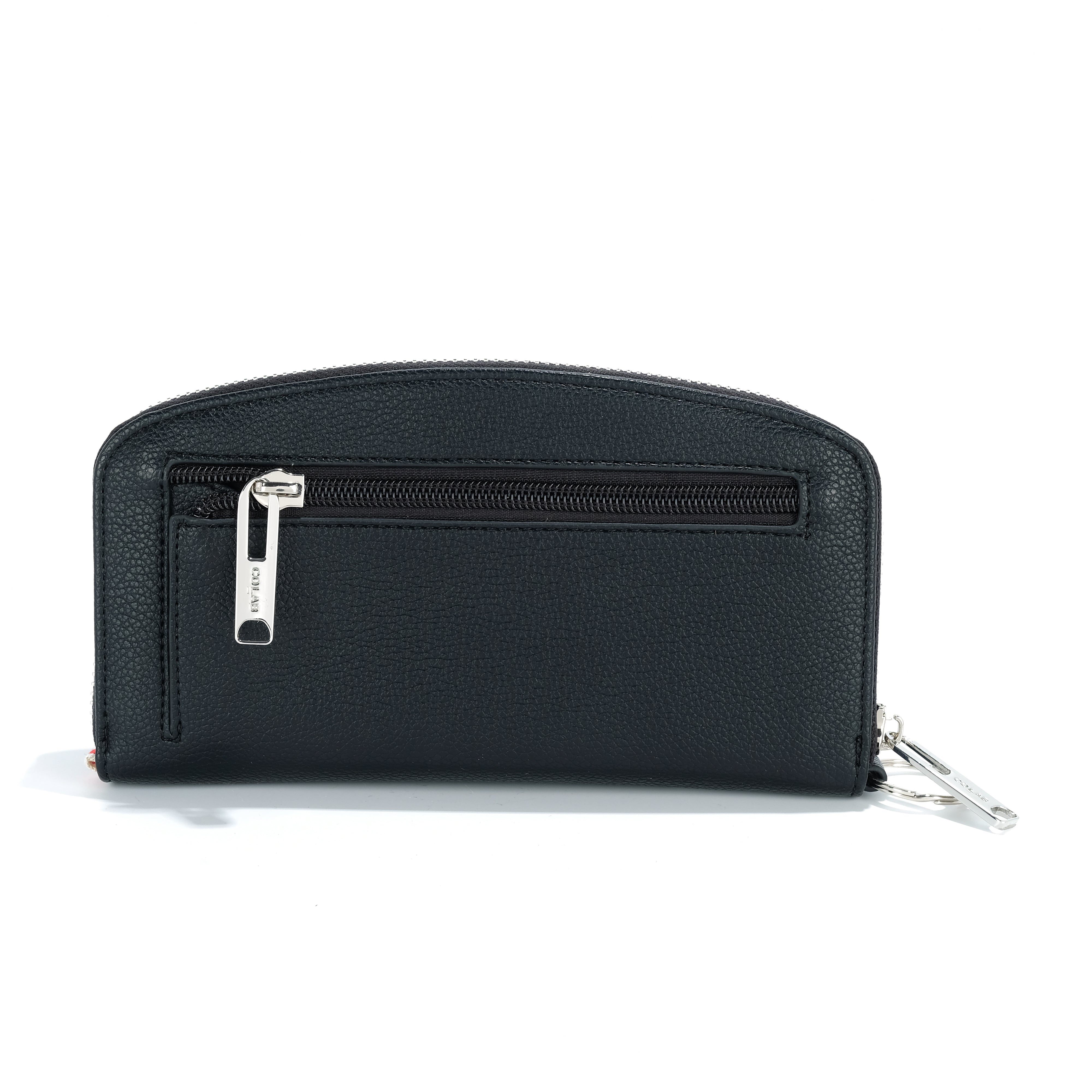 co-lab Isla Curved Wallet - Black Accessories - Other Accessories - Handbags & Wallets by co-lab | Grace the Boutique