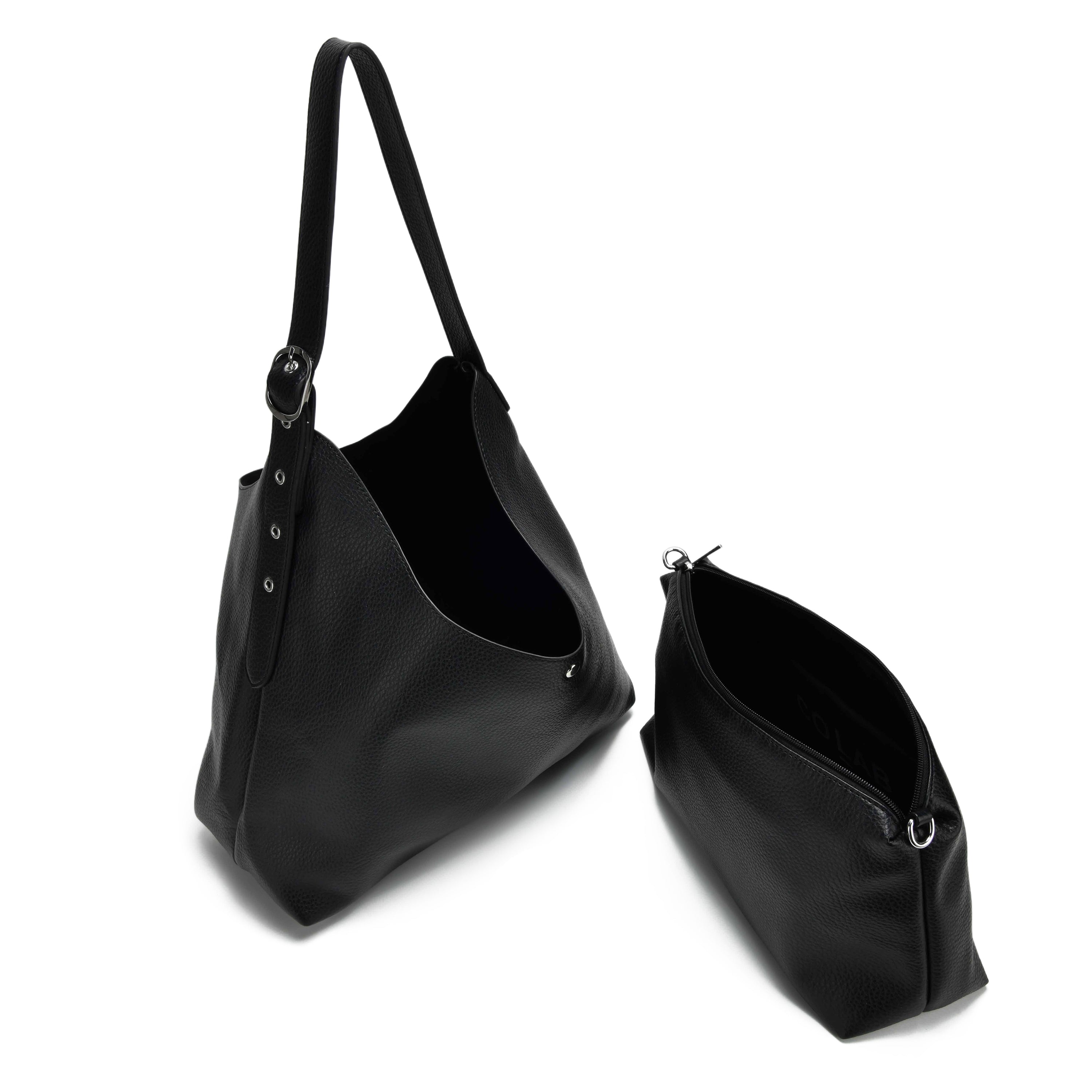 co-lab Jamie Slouchy Hobo - Black