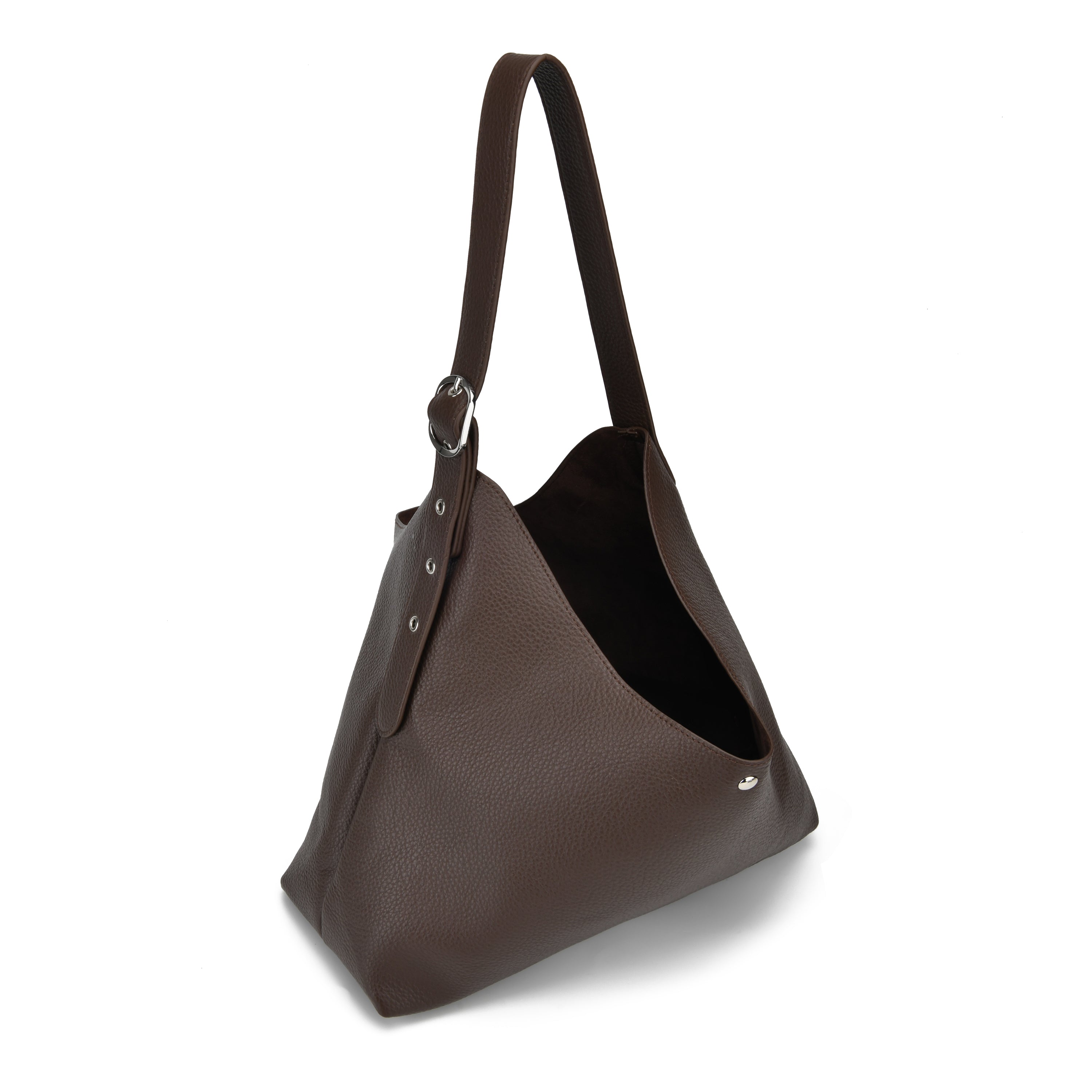 co-lab Jamie Slouchy Hobo - Chocolate