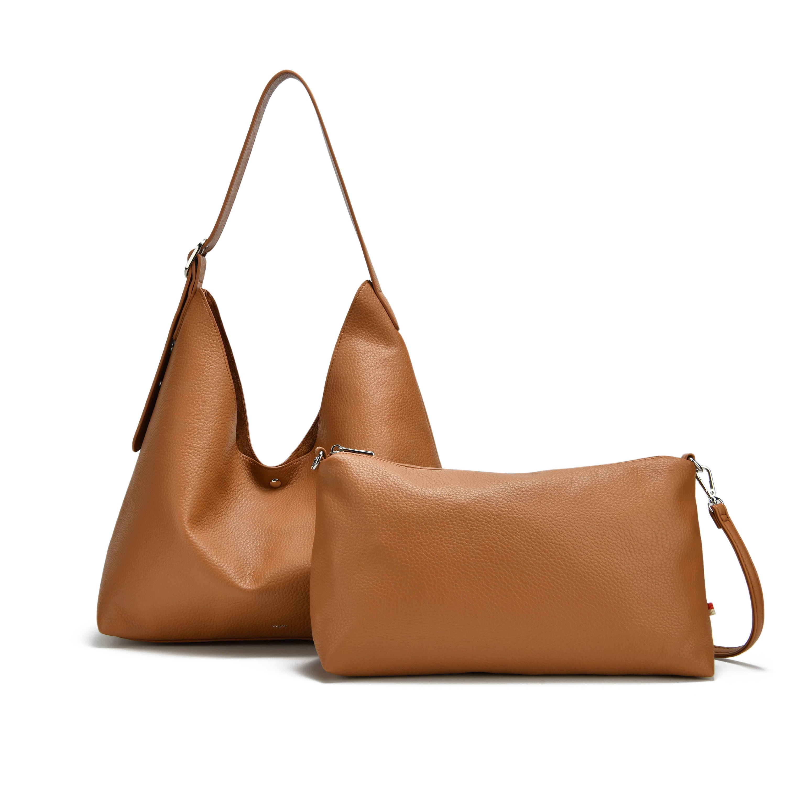 co-lab Jamie Slouchy Hobo - Tan