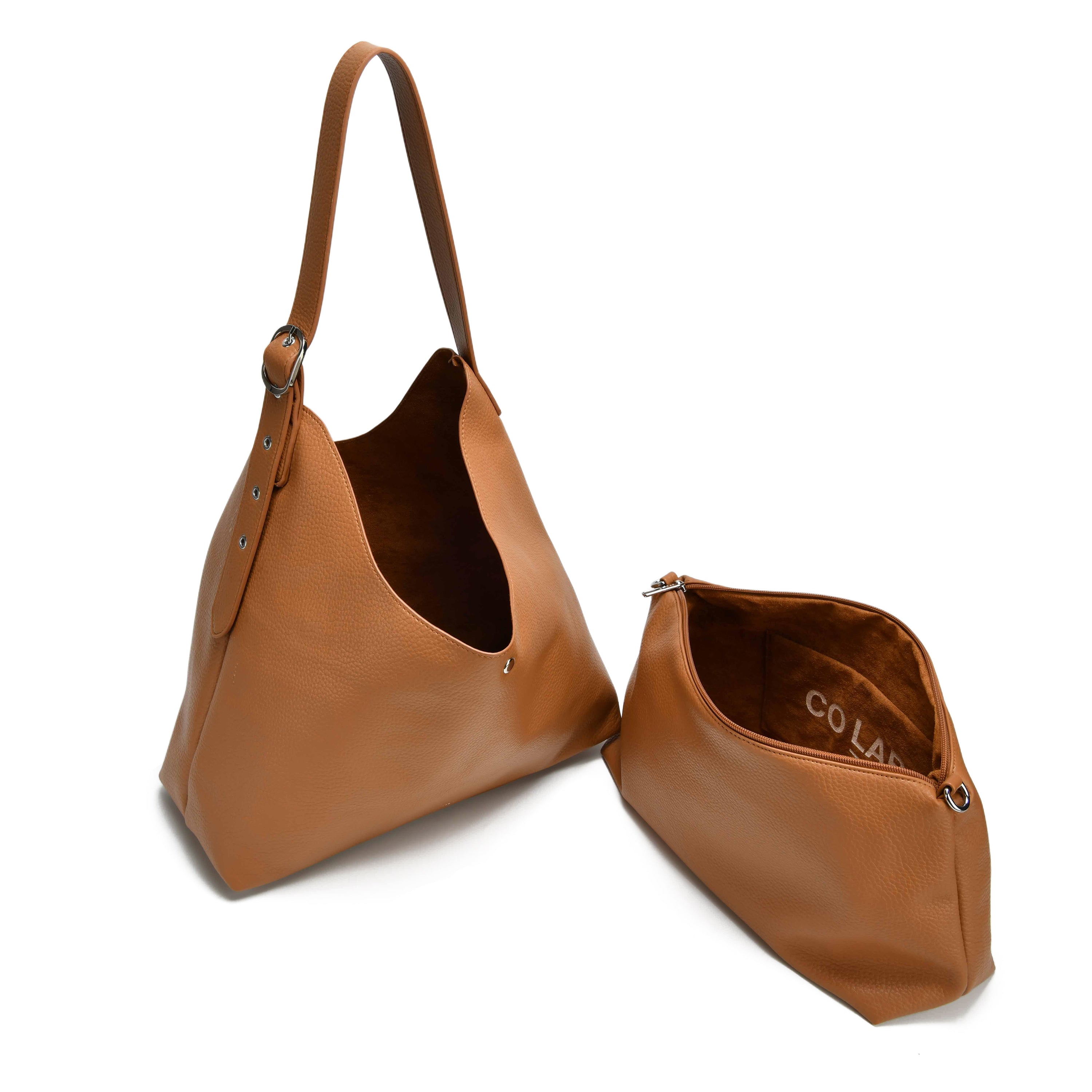 co-lab Jamie Slouchy Hobo - Tan