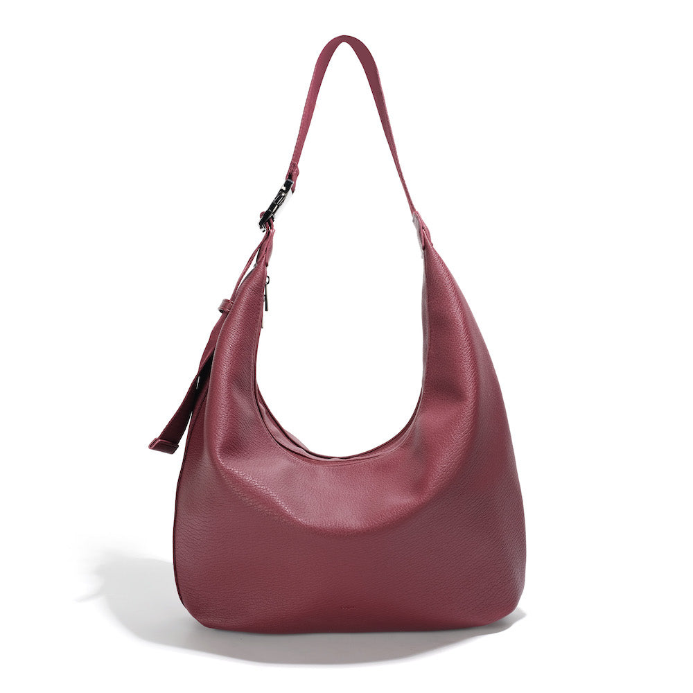 co-lab Kosa Hobo - Dark Pomegranate Accessories - Other Accessories - Handbags & Wallets by co-lab | Grace the Boutique