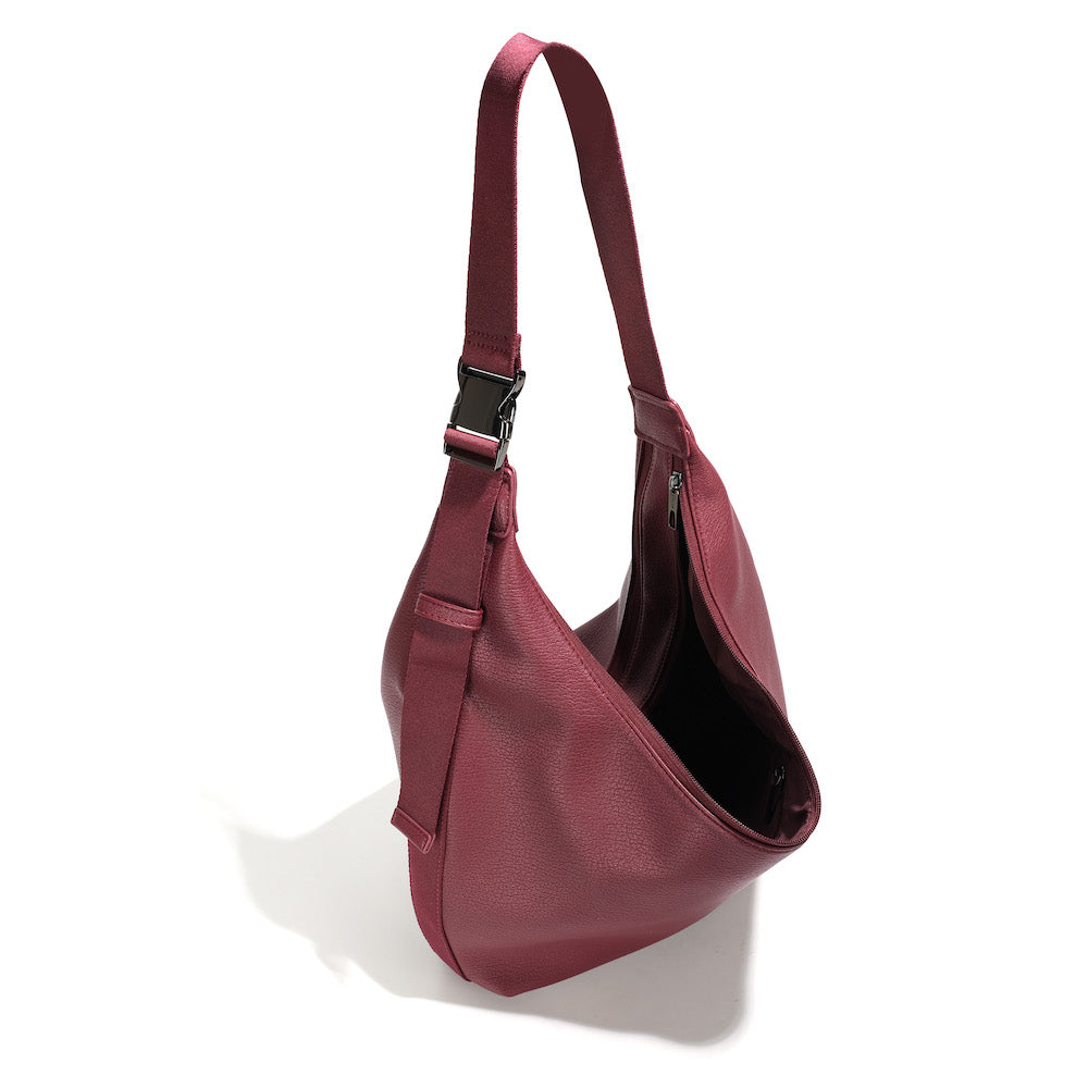 co-lab Kosa Hobo - Dark Pomegranate Accessories - Other Accessories - Handbags & Wallets by co-lab | Grace the Boutique