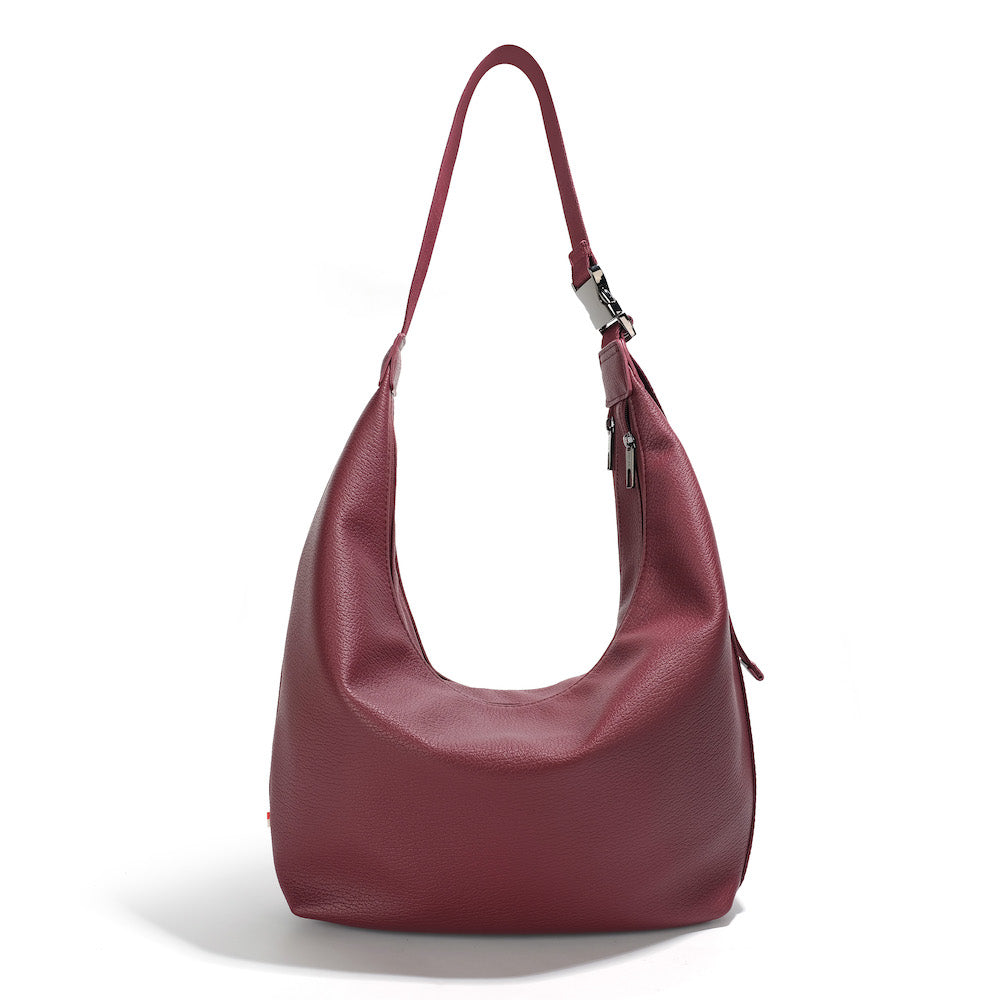 co-lab Kosa Hobo - Dark Pomegranate Accessories - Other Accessories - Handbags & Wallets by co-lab | Grace the Boutique