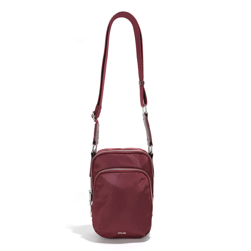 co-lab Linda Tech Crossbody - Dark Pomegranate Accessories - Other Accessories - Handbags & Wallets by co-lab | Grace the Boutique