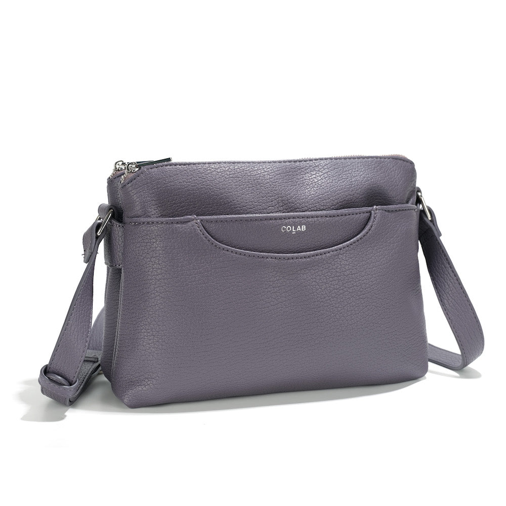 co-lab Magali Rounded Top Crossbody - Nightshade Accessories - Other Accessories - Handbags & Wallets by co-lab | Grace the Boutique