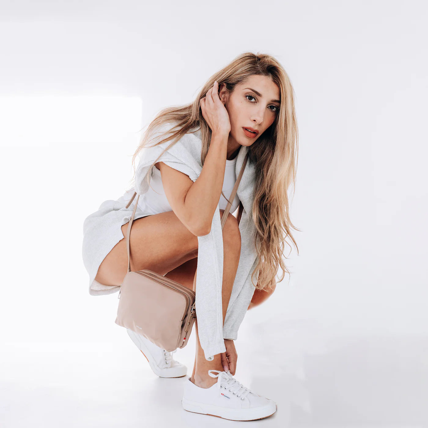 co-lab Micah Crossbody - Beige