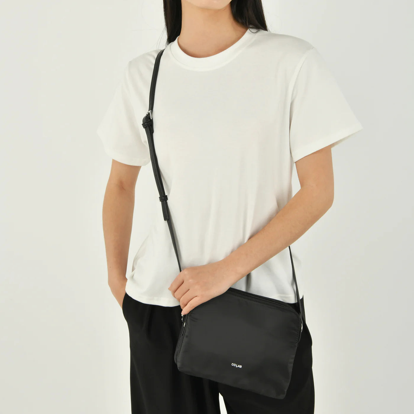 co-lab Micah Crossbody - Black
