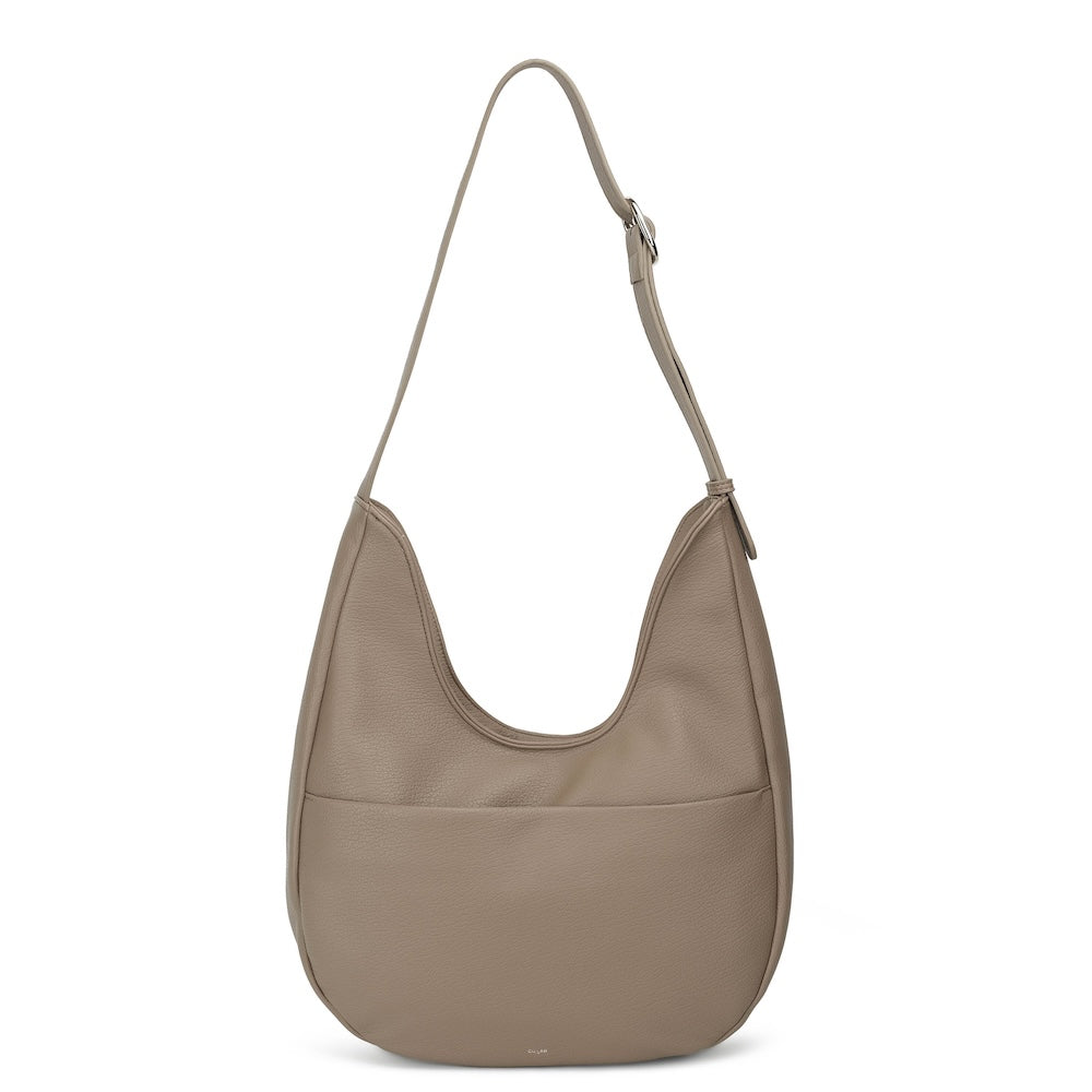 co-lab Olivia Hobo - Taupe
