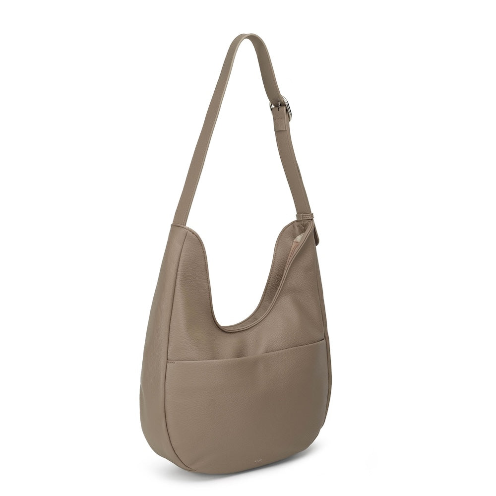 co-lab Olivia Hobo - Taupe