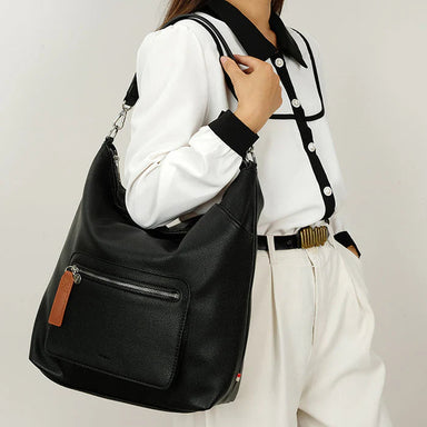 co-lab Roxas Hobo - Black Accessories - Other Accessories - Handbags & Wallets by co-lab | Grace the Boutique