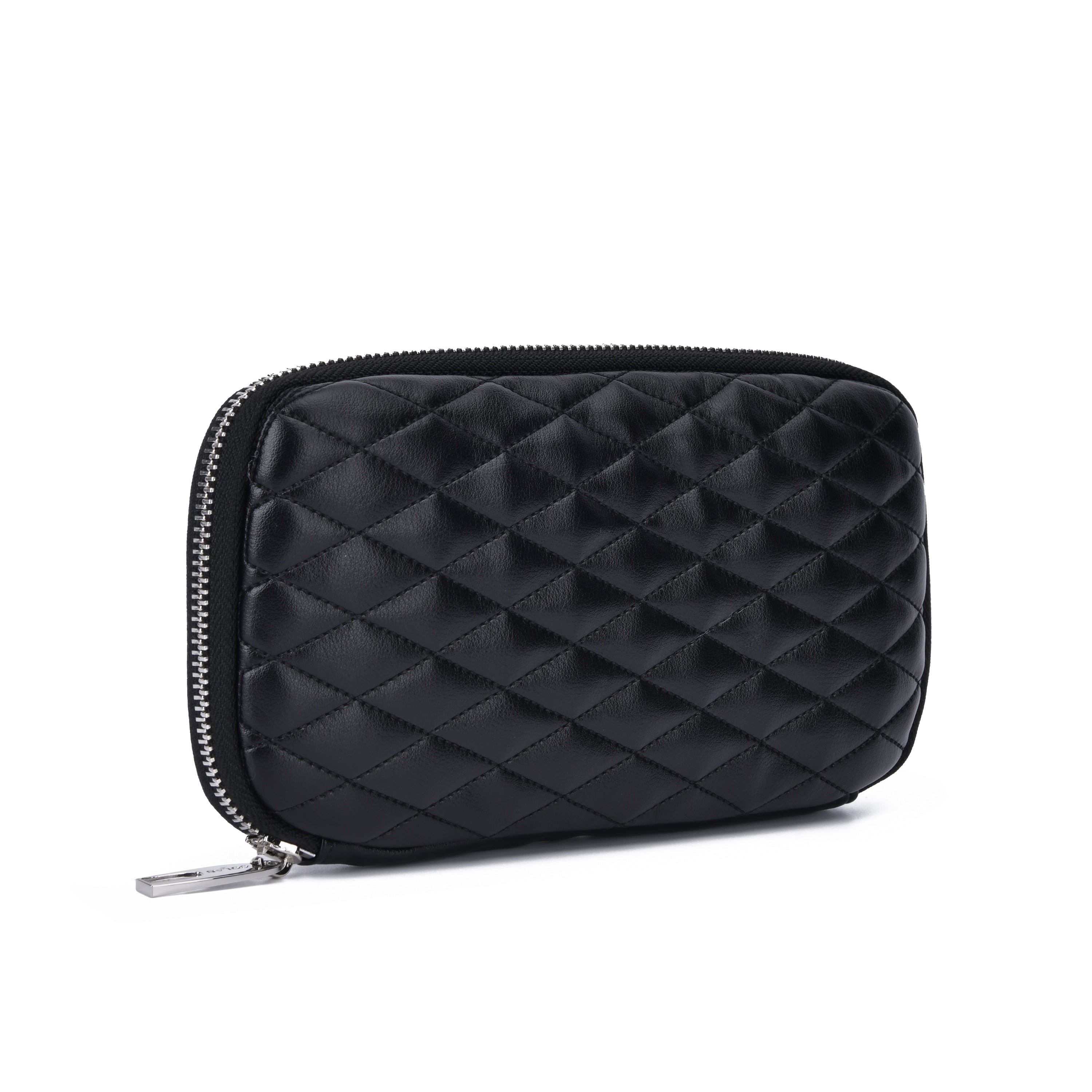 co-lab Voli Quilted Wallet - Black