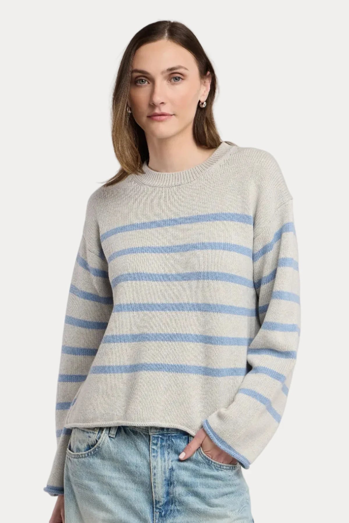 Velvet Lucia Sweater - Light Heather