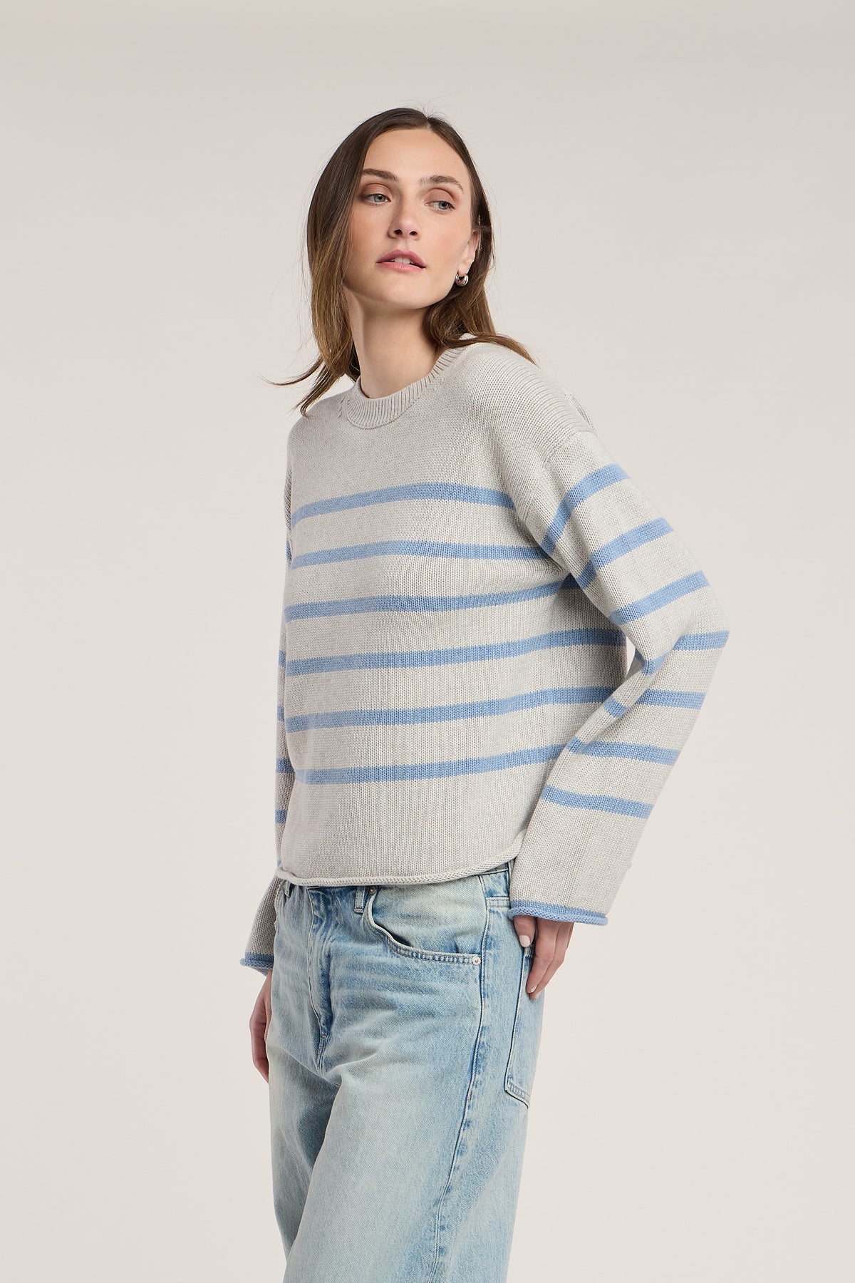 Velvet Lucia Sweater - Light Heather