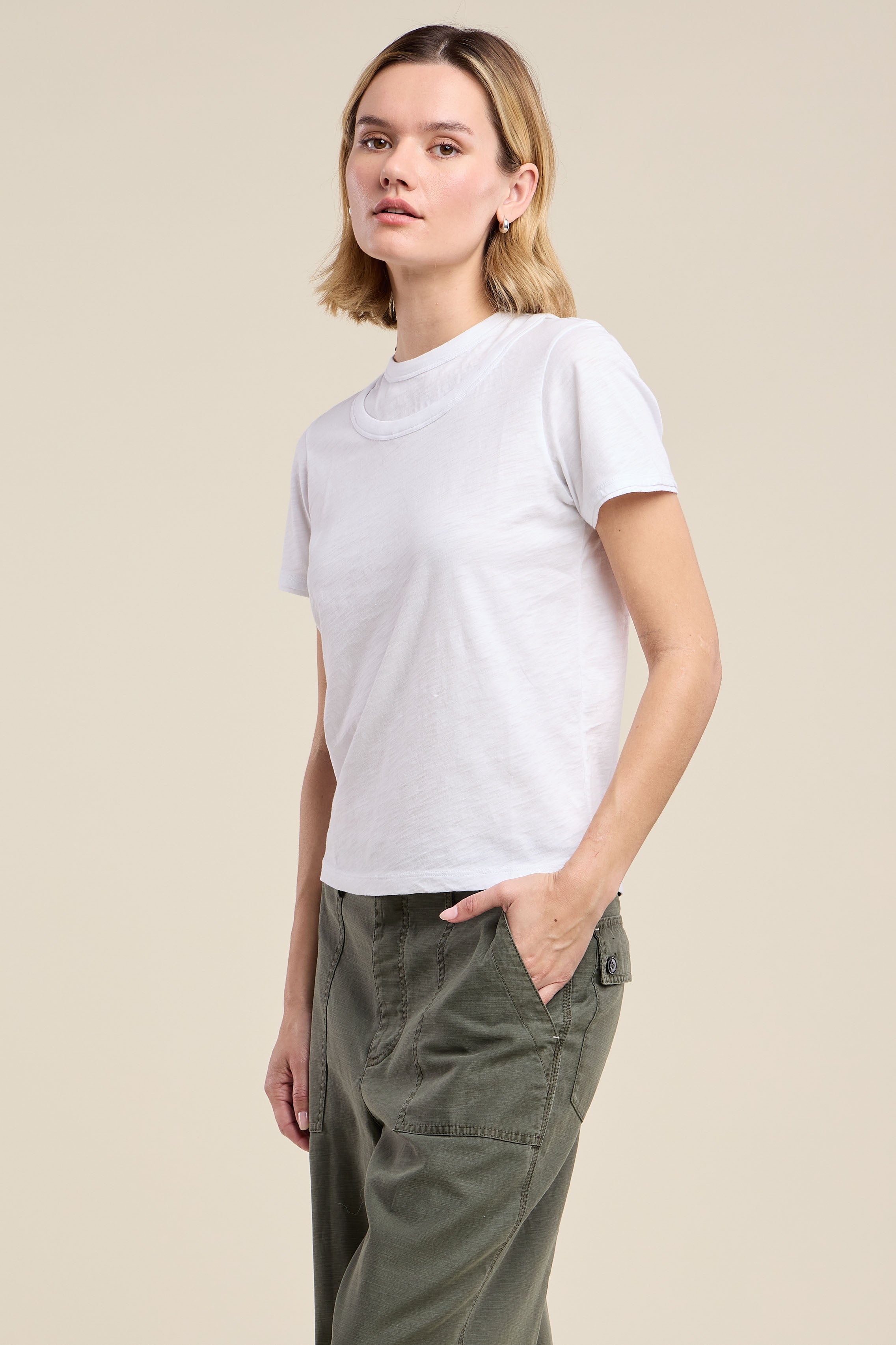 Velvet Cassandra Tee - White