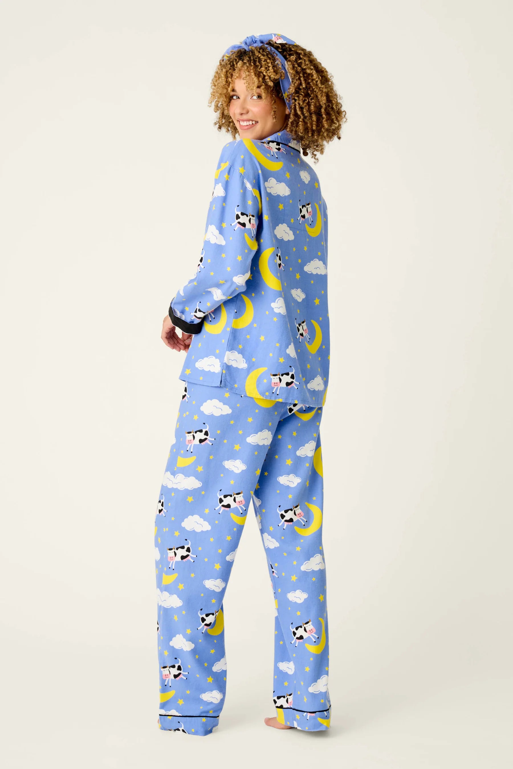 PJ Salvage Forever Favourites Flannel PJ Set - Good Night Peri