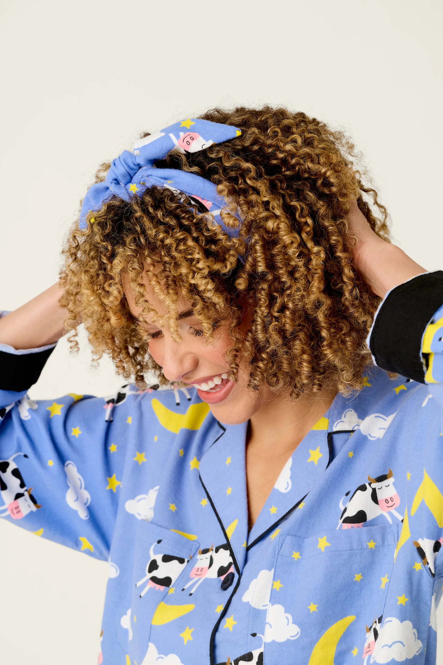PJ Salvage Forever Favourites Flannel PJ Set - Good Night Peri
