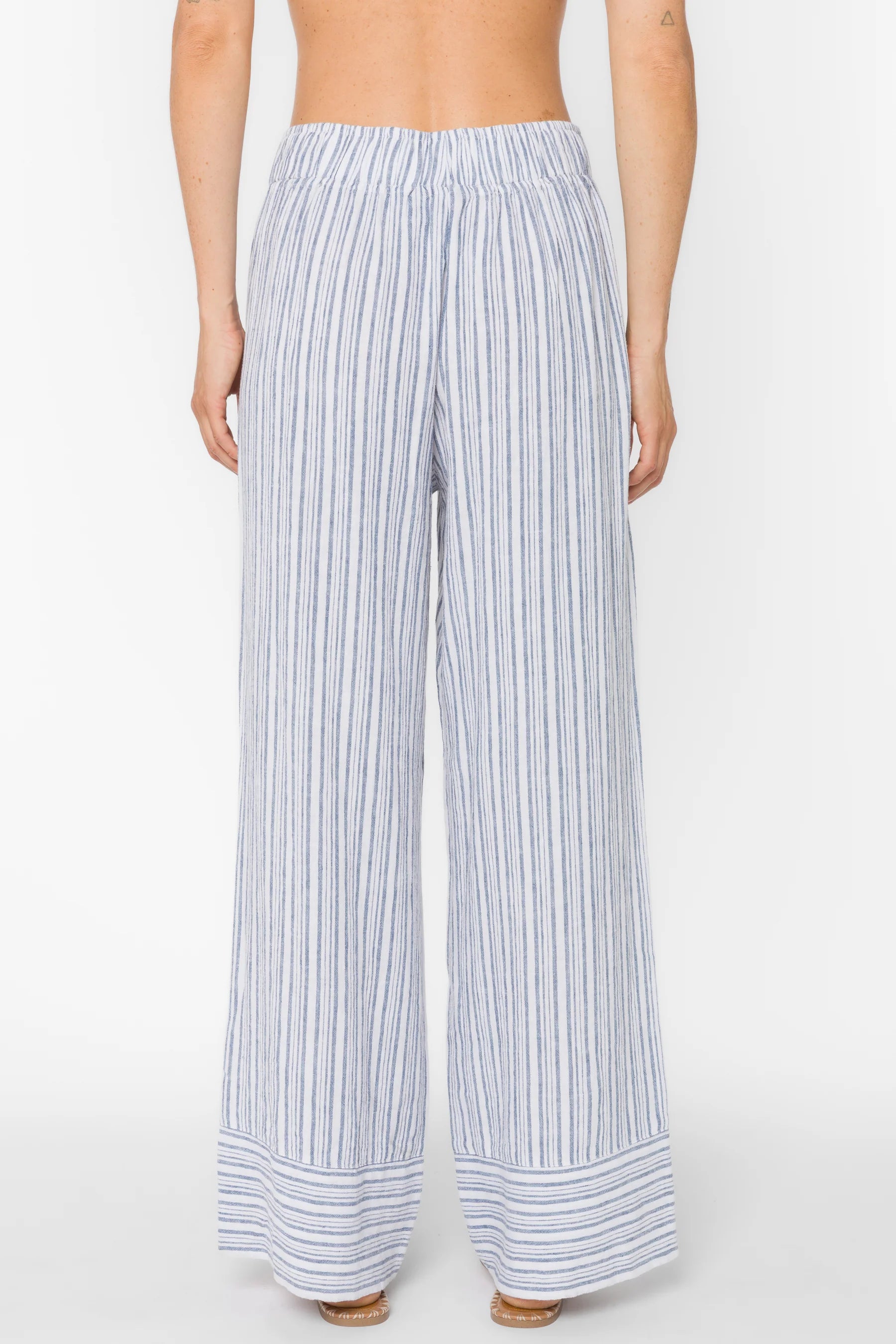 Velvet Heart Dana Pant - Washed Blue Stripe