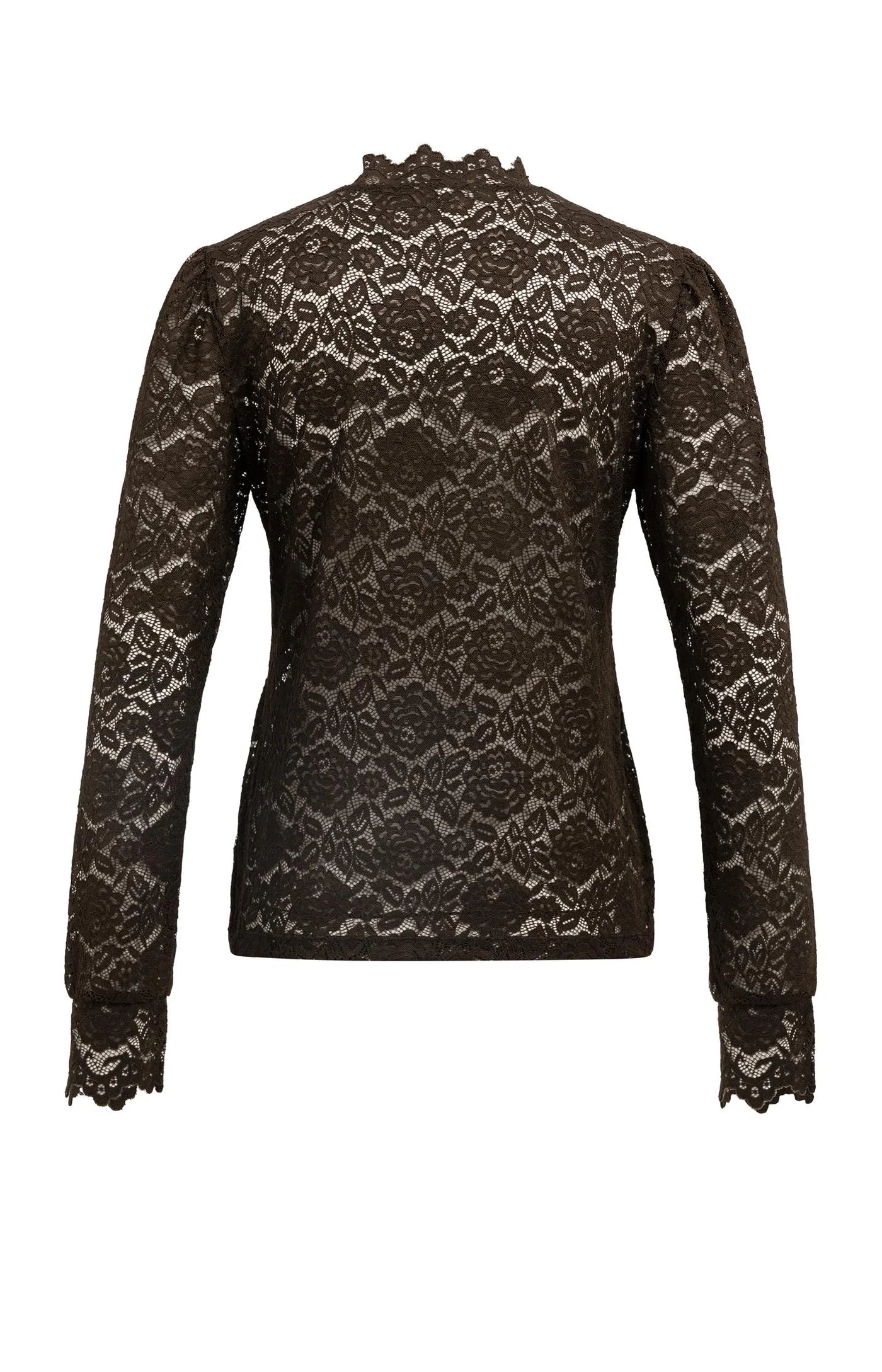 Yaya Lace Top - Delicioso Brown
