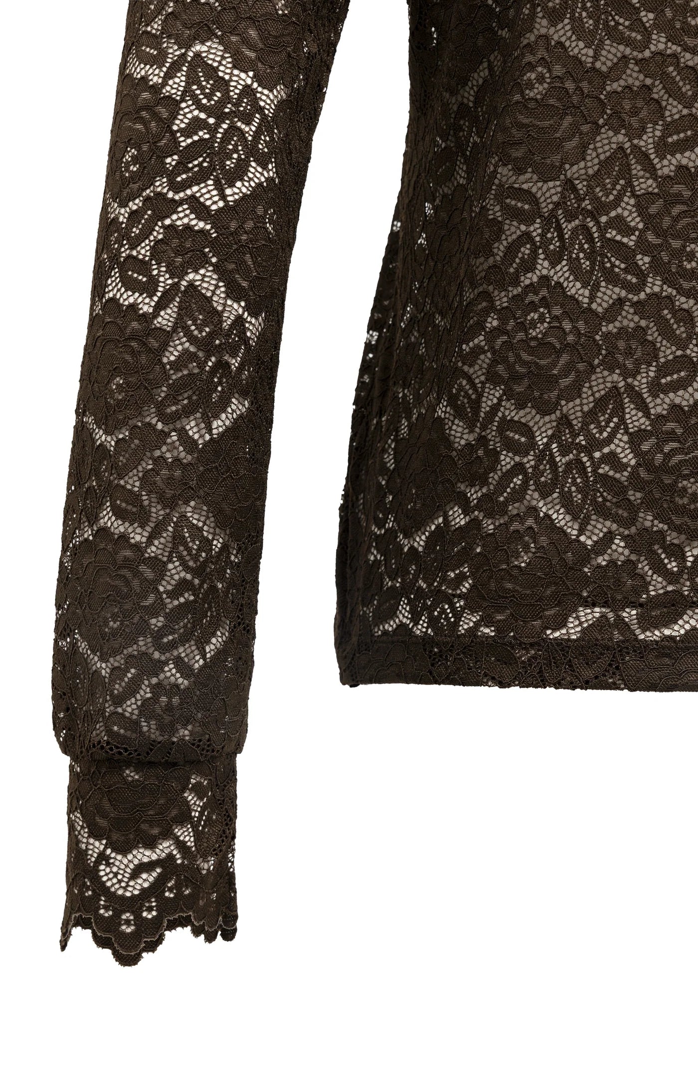 Yaya Lace Top - Delicioso Brown