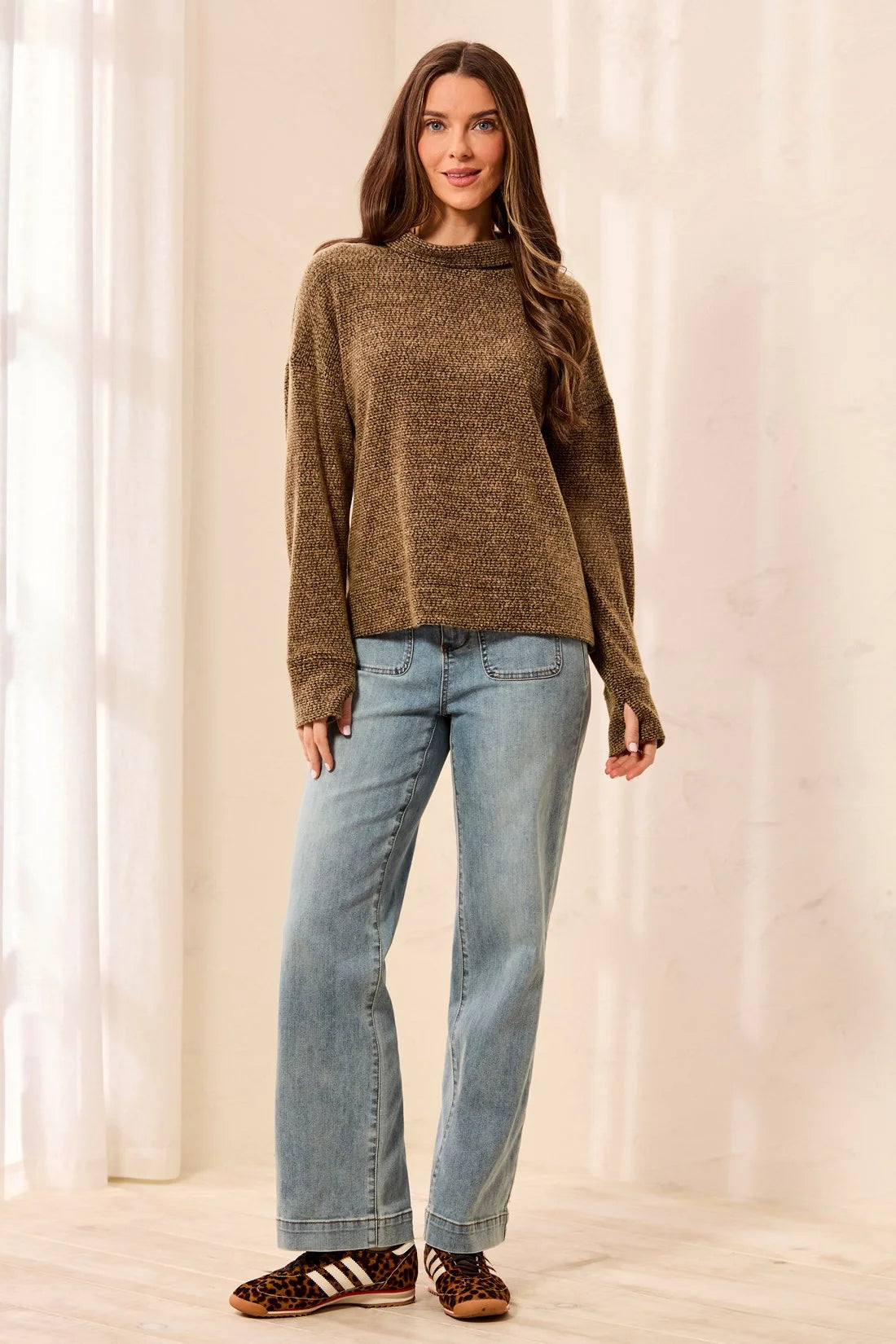 Tribal Soft Pullover - Dull Gold