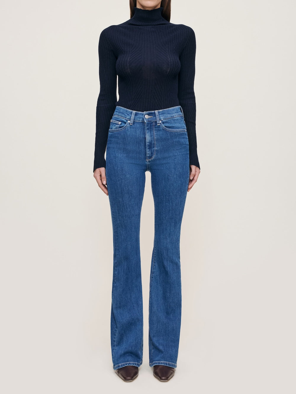 DL1961 Bridget Boot High Rise 33” - Blue Waters