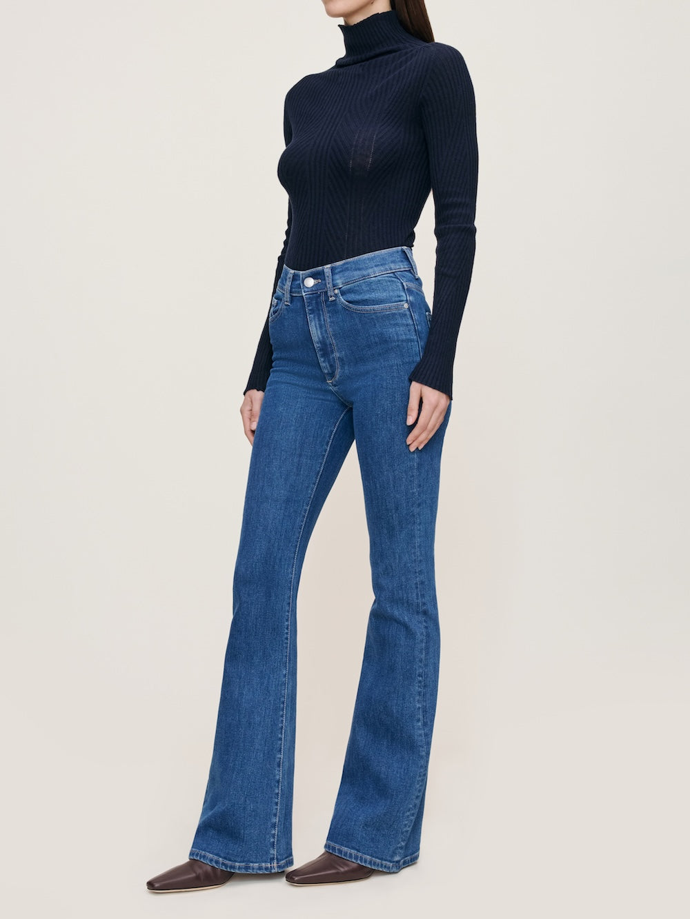 DL1961 Bridget Boot High Rise 33” - Blue Waters