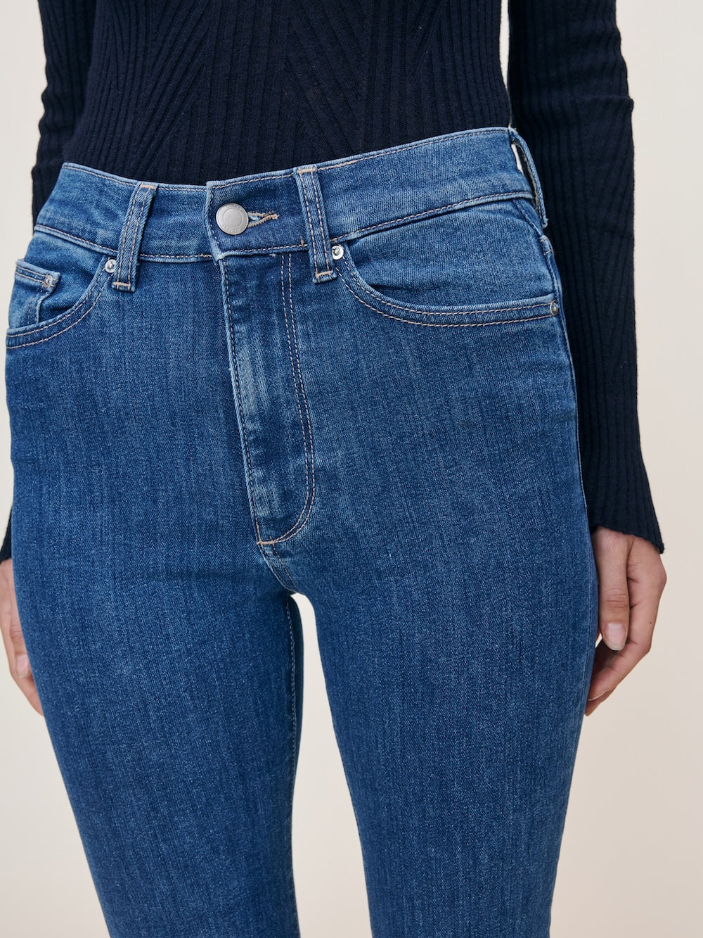 DL1961 Bridget Boot High Rise 33” - Blue Waters