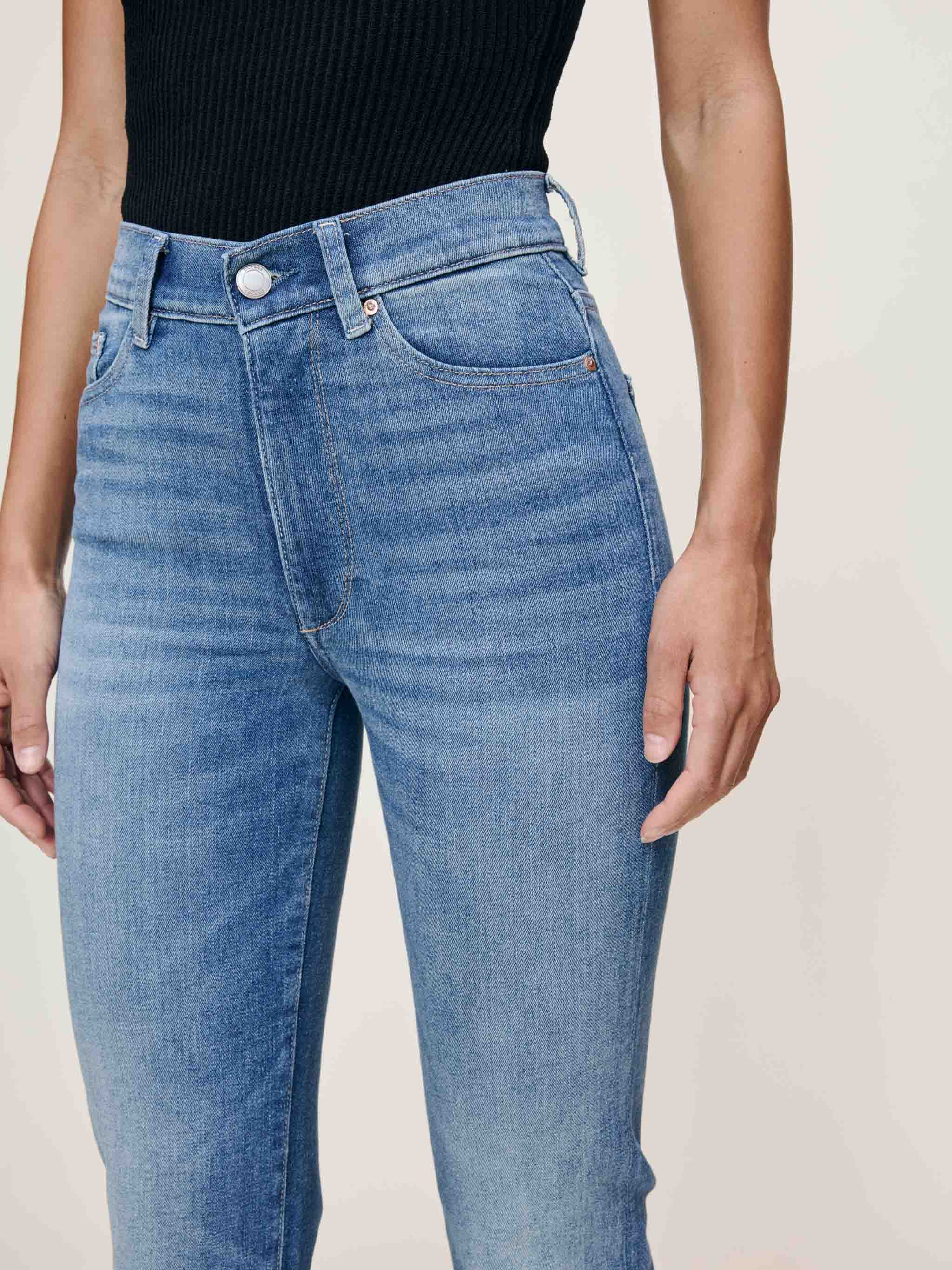 DL1961 Halle Straight High Rise 29” - Palm Springs