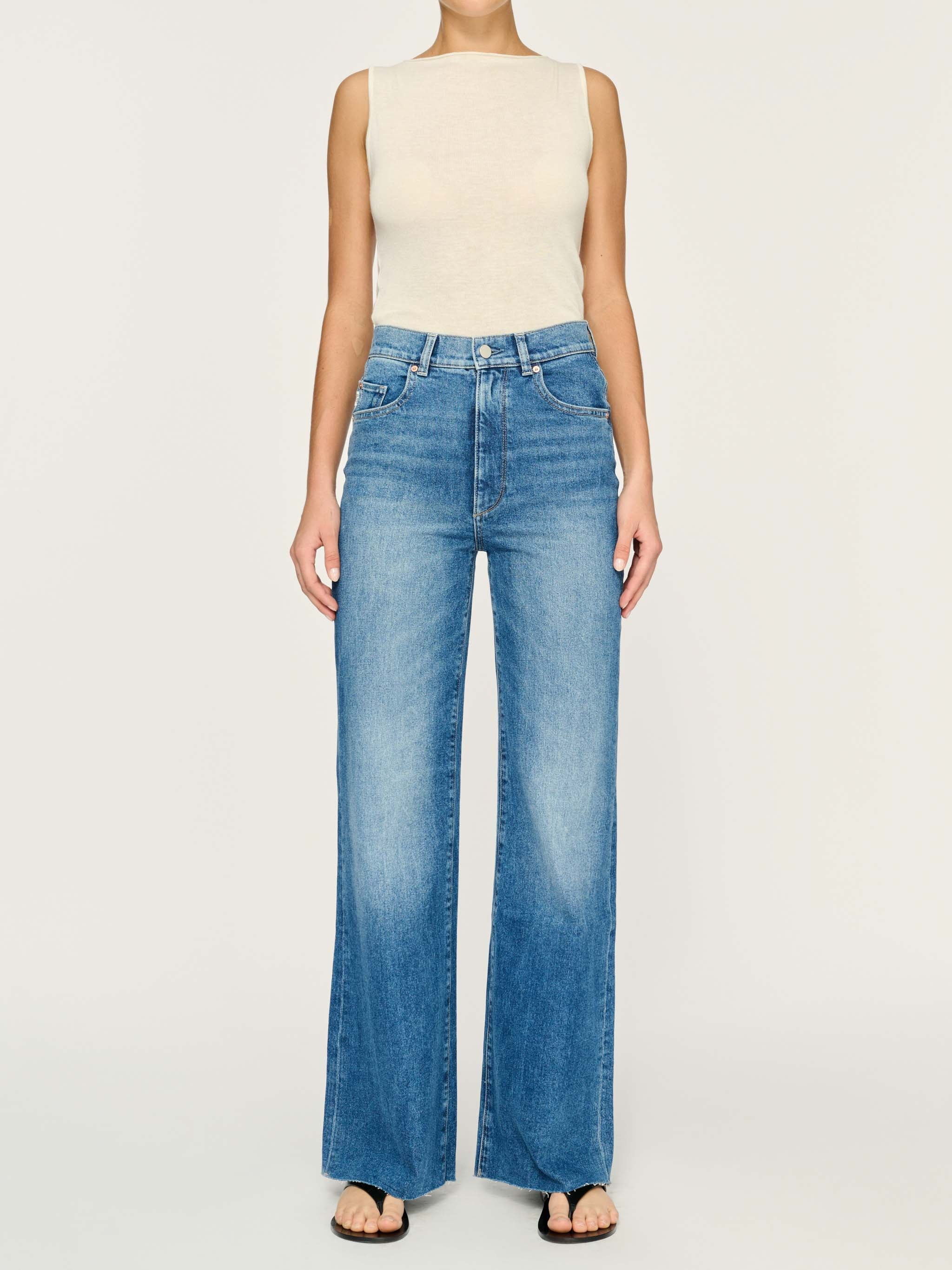 DL1961 Hepburn Wide Leg High Rise - Driggs Clothing - Bottoms - Denim - Premium by DL1961 | Grace the Boutique