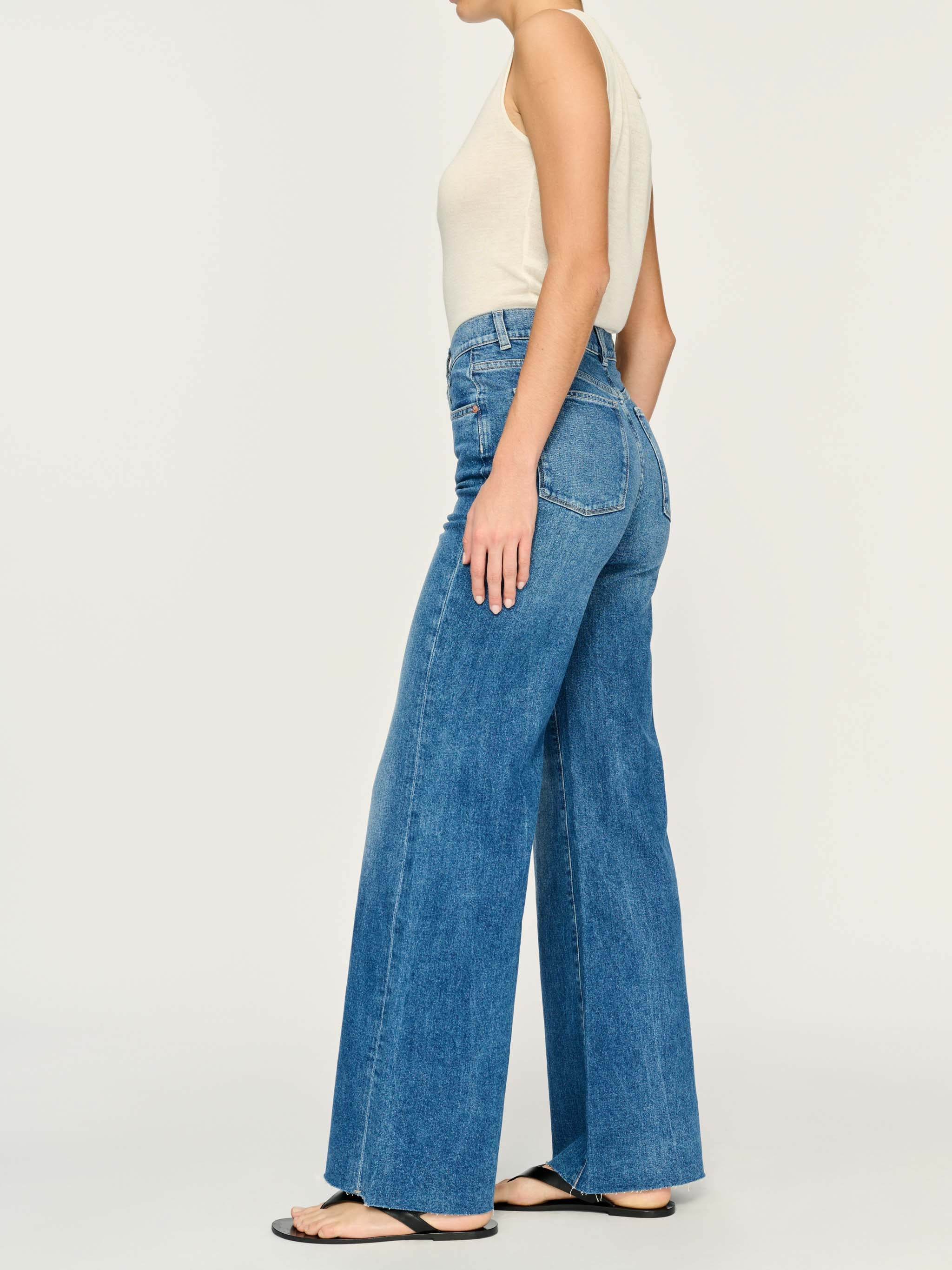 DL1961 Hepburn Wide Leg High Rise - Driggs Clothing - Bottoms - Denim - Premium by DL1961 | Grace the Boutique