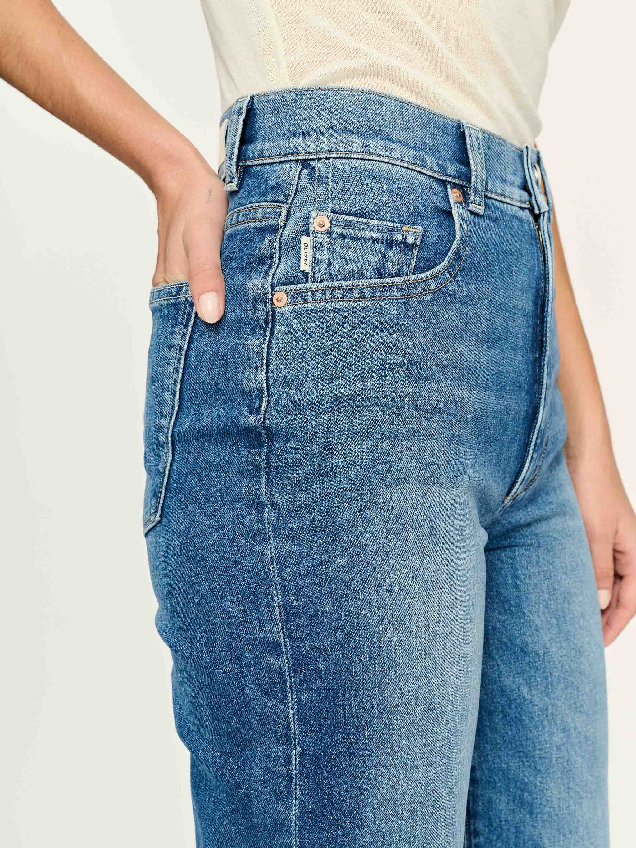 DL1961 Hepburn Wide Leg High Rise - Driggs Clothing - Bottoms - Denim - Premium by DL1961 | Grace the Boutique