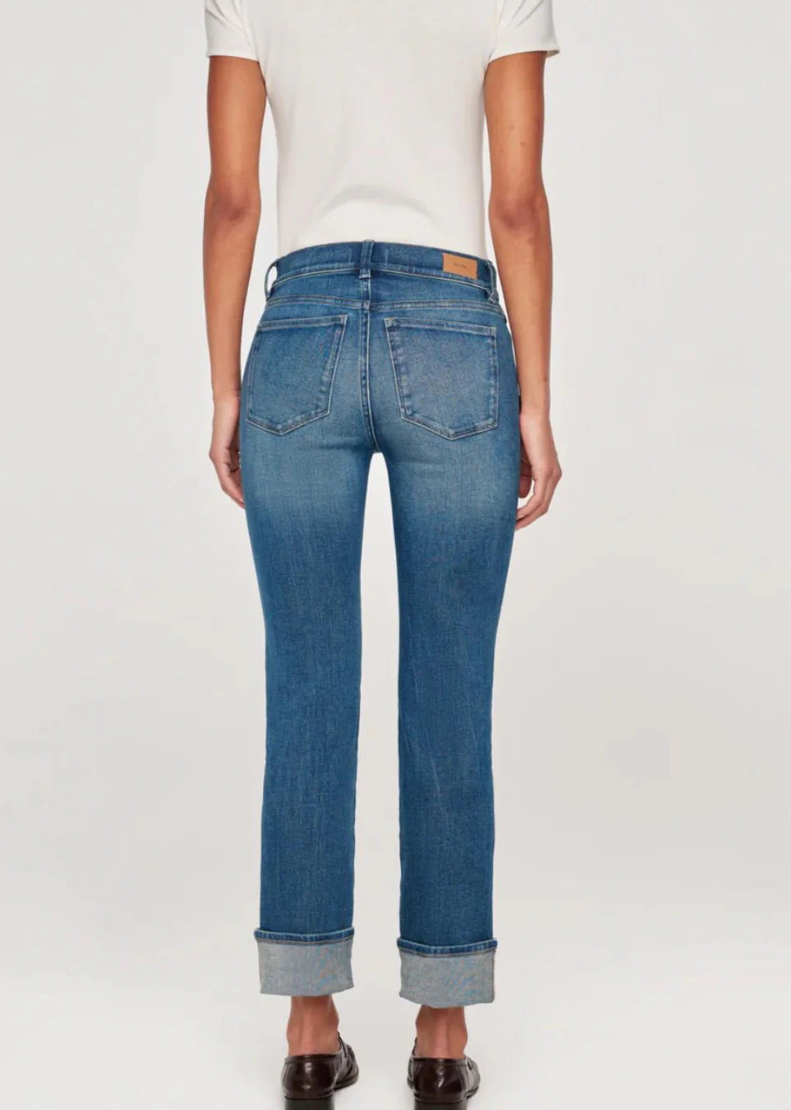 DL1961 Mara Straight Instasculpt - Hulton Cuffed Clothing - Bottoms - Denim - Premium by DL1961 | Grace the Boutique