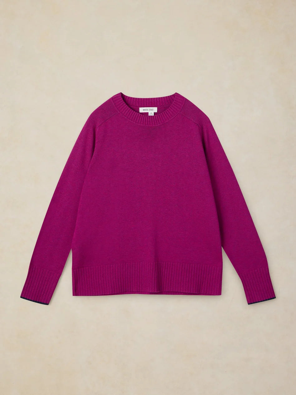 White Stuff Sienna Jumper - Dark Pink