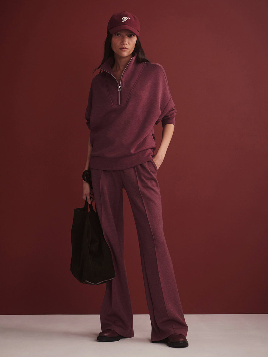 Varley Hawley Half Zip - Sassafras Marl