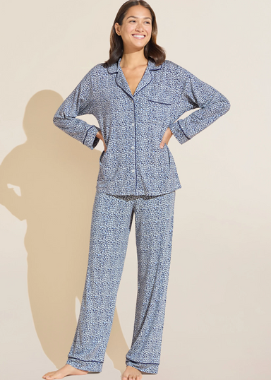 Eberjey Gisele Printed PJ Set - Leopard Spot L Sleepwear - Pajamas by Eberjey | Grace the Boutique