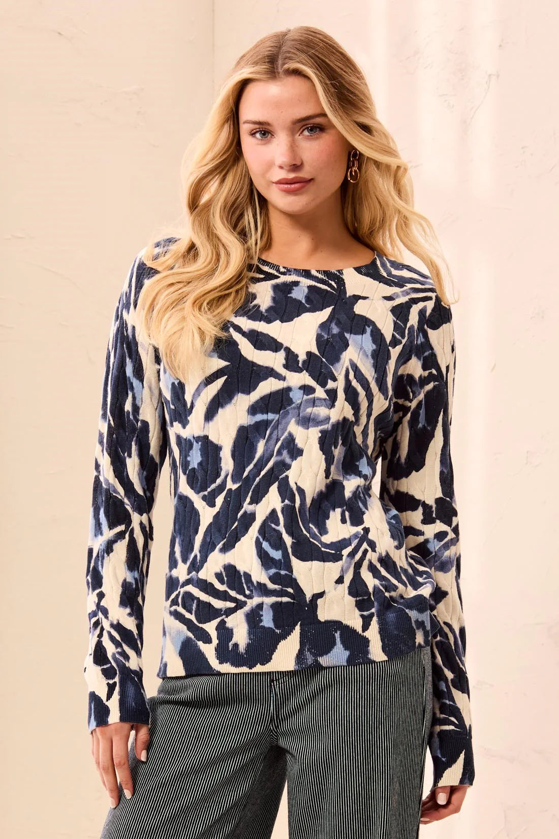 Tribal Eloise Sweater - Blue Fog